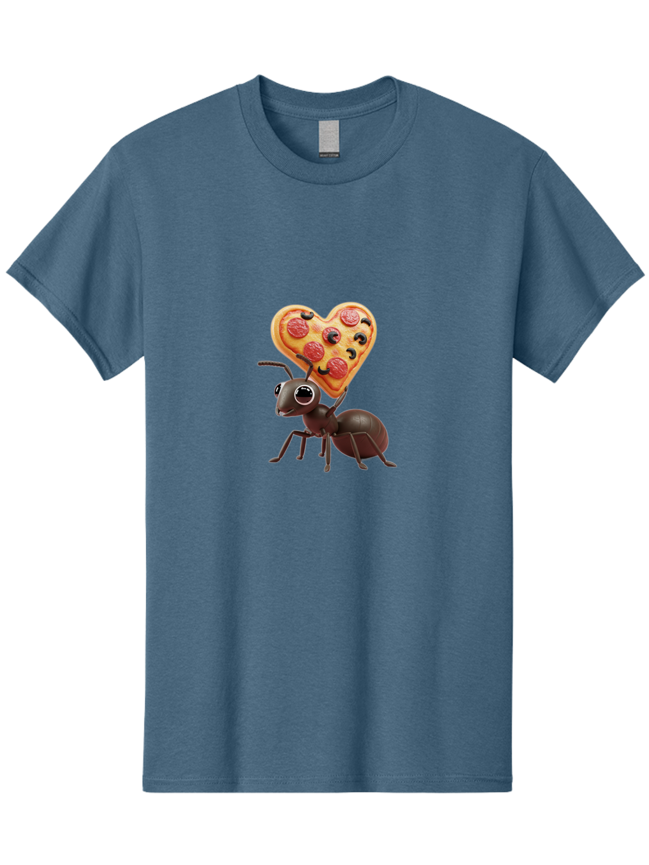 Ant-With-Heart-Shaped-Pizza Men'S Graphic Tee, 100% Cotton, Comfortable Casual Summer Wear, Machine Washable, Vintage Camera, Old Camera, Antique Camera, Black Camera, Classic Photography, Photography Equipment, Nostalgic Device, Film Camera, Bah449 12