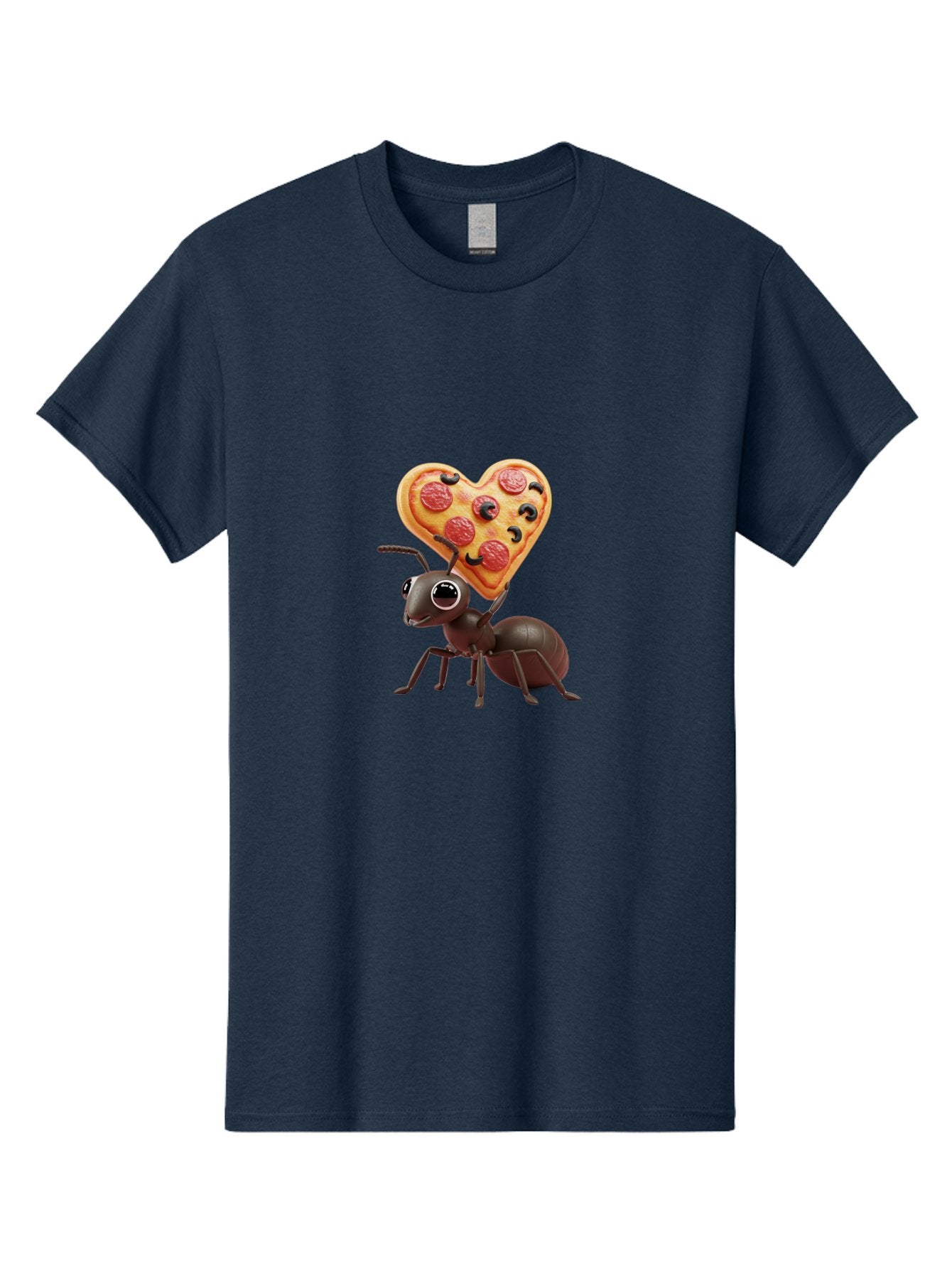 Ant-With-Heart-Shaped-Pizza Men'S Graphic Tee, 100% Cotton, Comfortable Casual Summer Wear, Machine Washable, Vintage Camera, Old Camera, Antique Camera, Black Camera, Classic Photography, Photography Equipment, Nostalgic Device, Film Camera, Bah449 12