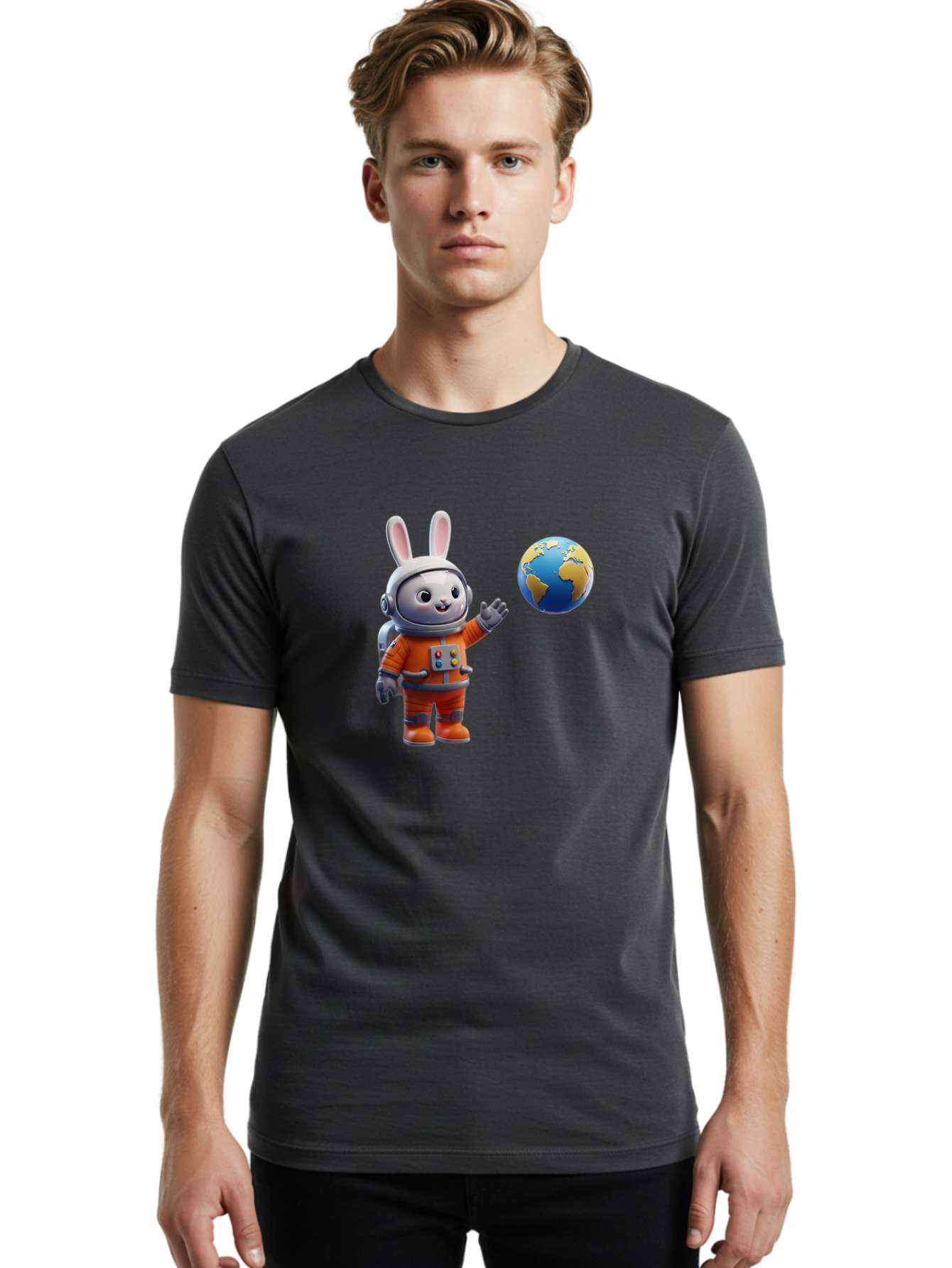 Astronaut-Bunny-19 Men'S Graphic Tee, 100% Cotton, Comfortable Casual Summer Wear, Machine Washable, Vintage Camera, Old Camera, Antique Camera, Black Camera, Classic Photography, Photography Equipment, Nostalgic Device, Film Camera, Bah460 18