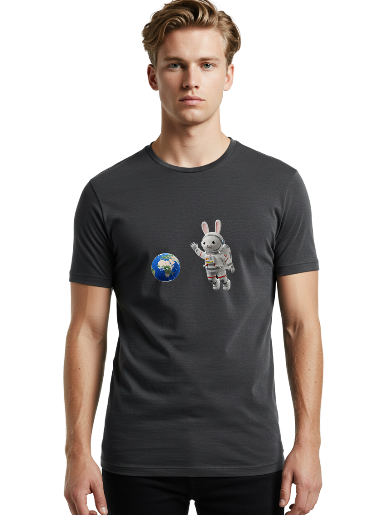 Astronaut-Bunny-20 Men'S Graphic Tee, 100% Cotton, Comfortable Casual Summer Wear, Machine Washable, Vintage Camera, Old Camera, Antique Camera, Black Camera, Classic Photography, Photography Equipment, Nostalgic Device, Film Camera, Bah462 30