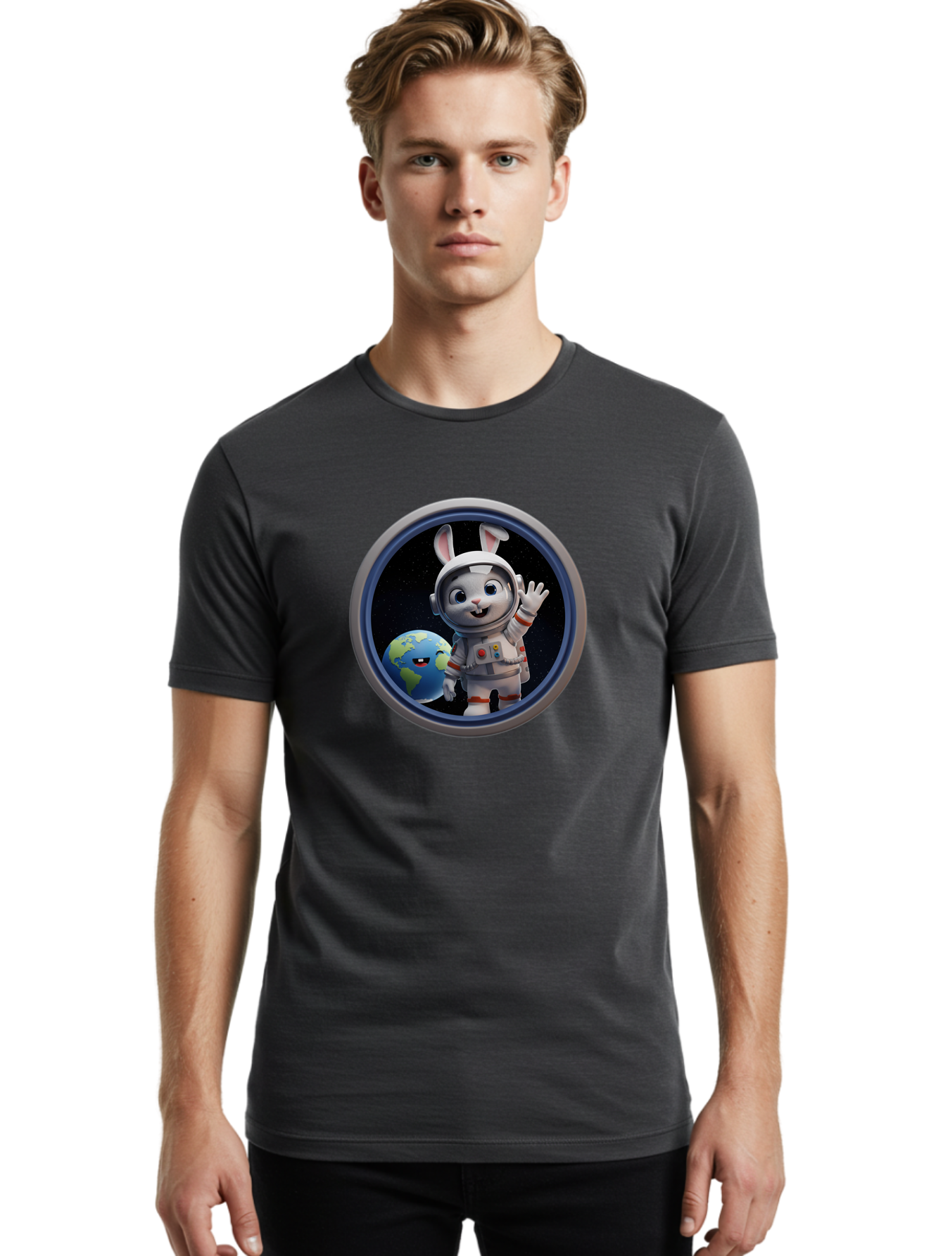 Astronaut-Bunny-26 Men'S Graphic Tee, 100% Cotton, Comfortable Casual Summer Wear, Machine Washable, Vintage Camera, Old Camera, Antique Camera, Black Camera, Classic Photography, Photography Equipment, Nostalgic Device, Film Camera, Bah468 25
