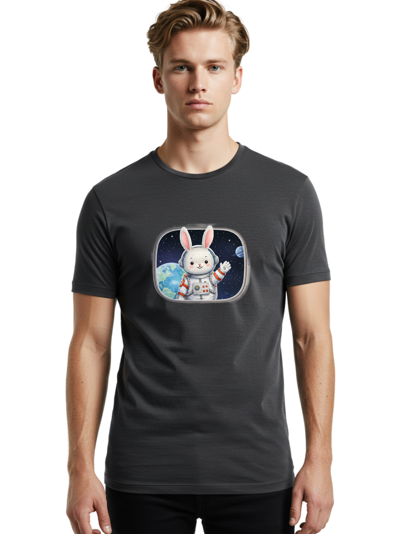 Astronaut-Bunny-29 Men'S Graphic Tee, 100% Cotton, Comfortable Casual Summer Wear, Machine Washable, Vintage Camera, Old Camera, Antique Camera, Black Camera, Classic Photography, Photography Equipment, Nostalgic Device, Film Camera, Bah471 25