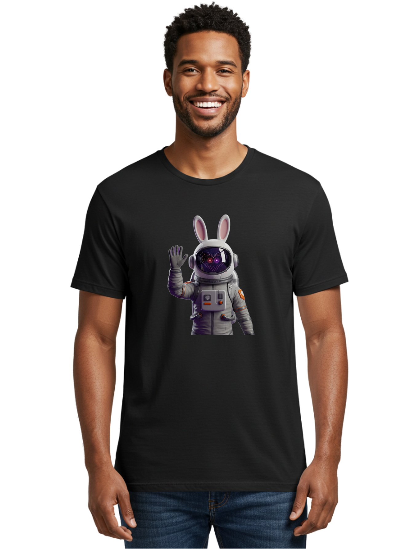 Astronaut-Bunny-3 Men'S Graphic Tee, 100% Cotton, Comfortable Casual Summer Wear, Machine Washable, Vintage Camera, Old Camera, Antique Camera, Black Camera, Classic Photography, Photography Equipment, Nostalgic Device, Film Camera, Camera Art Bah472 22