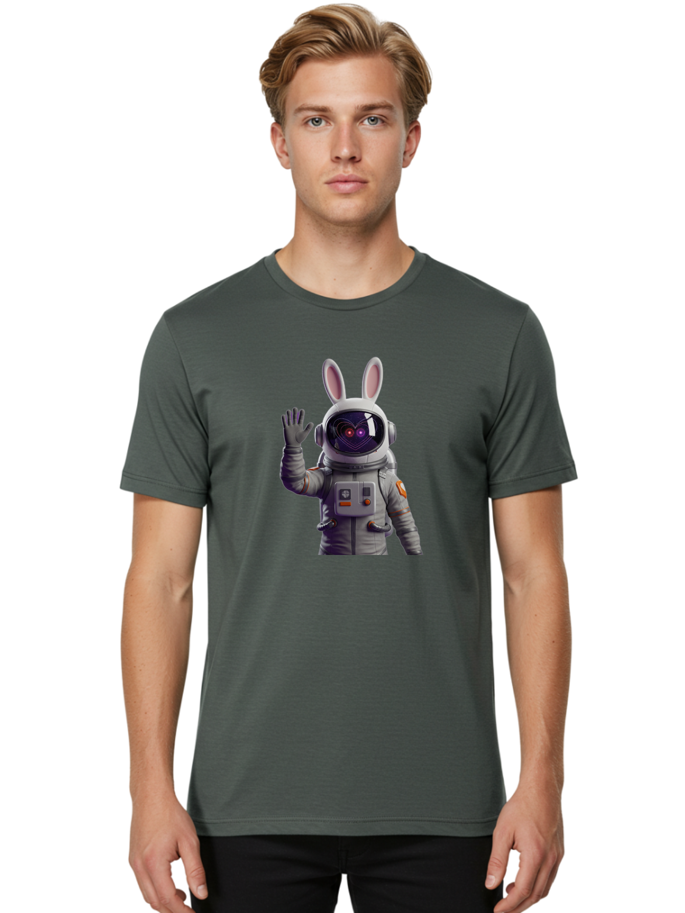 Astronaut-Bunny-3 Men'S Graphic Tee, 100% Cotton, Comfortable Casual Summer Wear, Machine Washable, Vintage Camera, Old Camera, Antique Camera, Black Camera, Classic Photography, Photography Equipment, Nostalgic Device, Film Camera, Camera Art Bah472 25