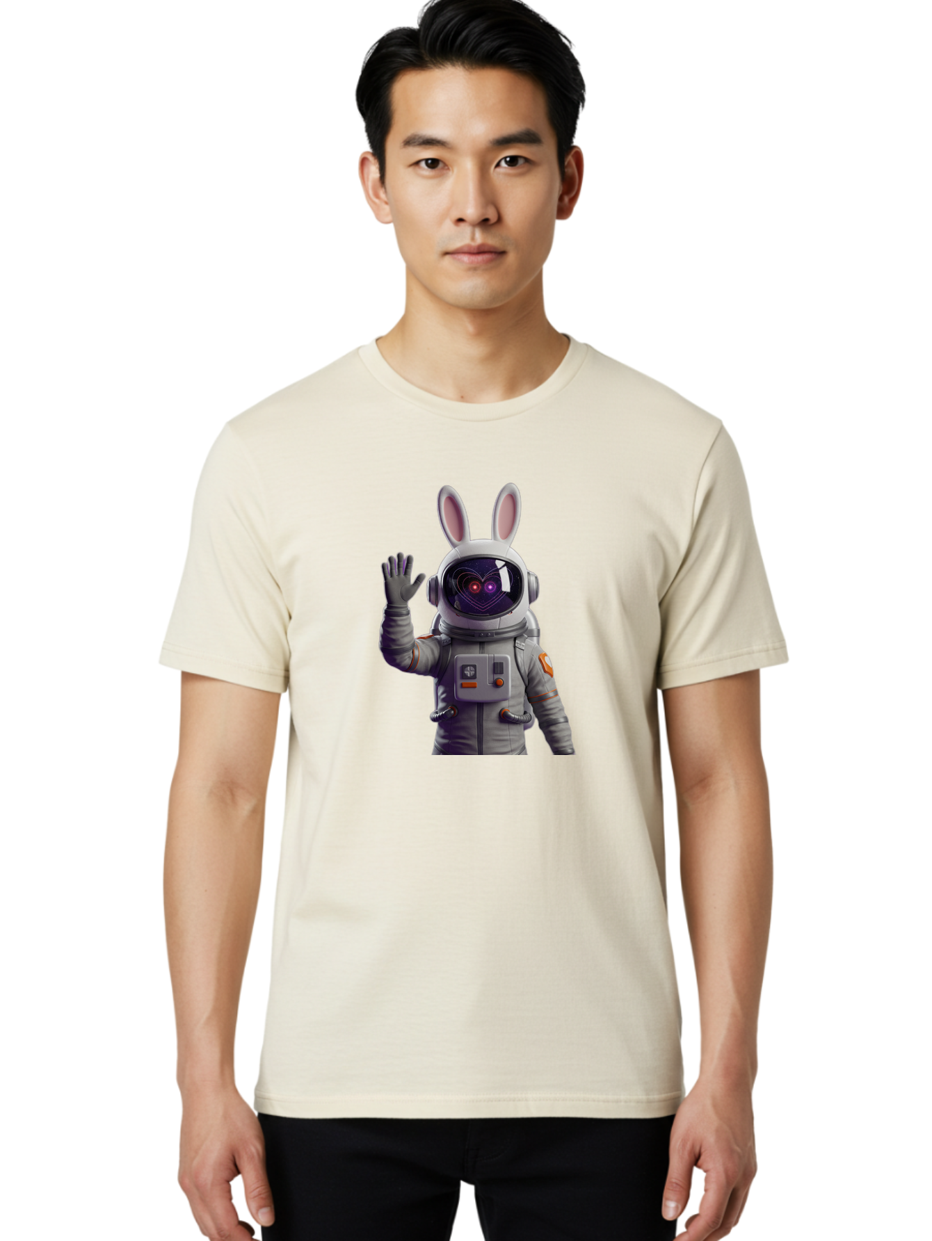 Astronaut-Bunny-3 Men'S Graphic Tee, 100% Cotton, Comfortable Casual Summer Wear, Machine Washable, Vintage Camera, Old Camera, Antique Camera, Black Camera, Classic Photography, Photography Equipment, Nostalgic Device, Film Camera, Camera Art Bah472 29