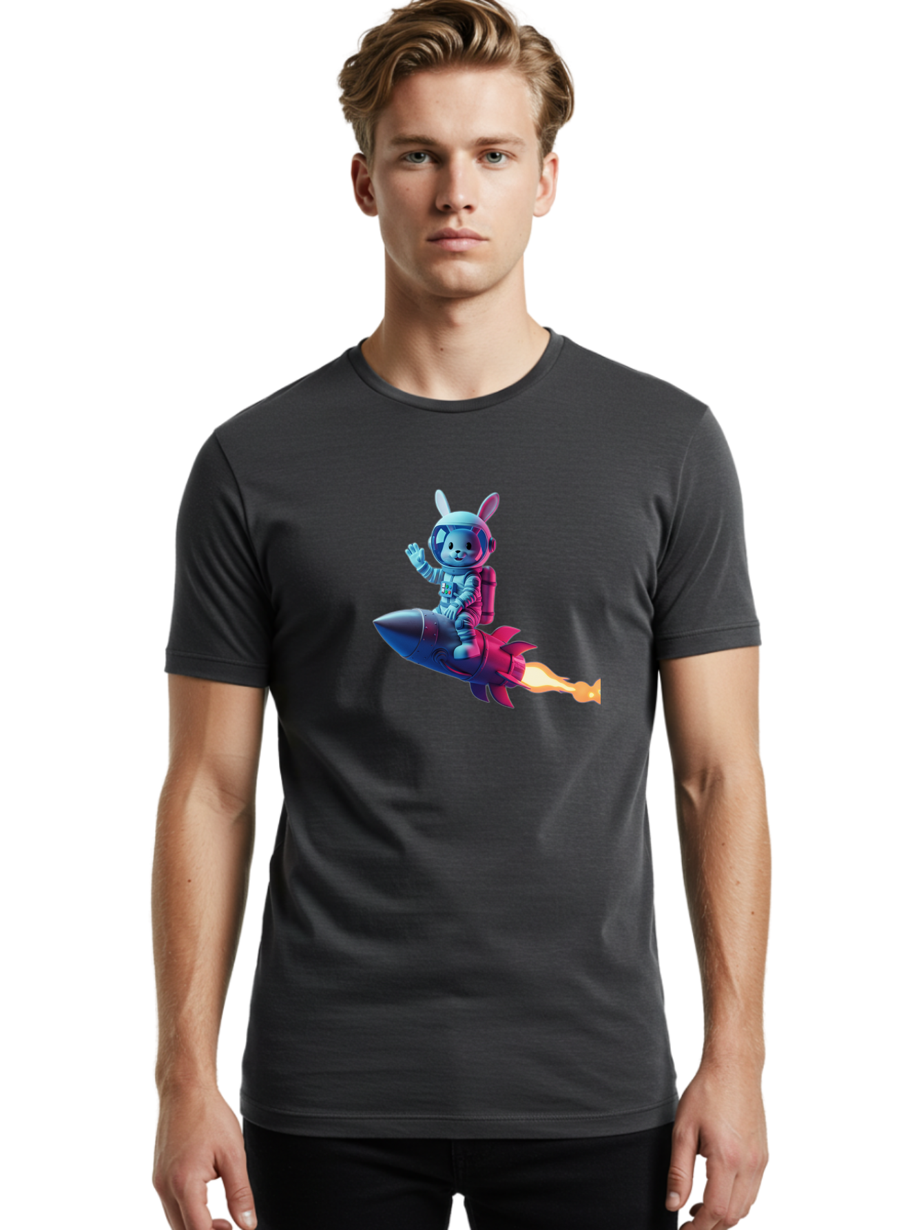 Astronaut-Bunny-31 Men'S Graphic Tee, 100% Cotton, Comfortable Casual Summer Wear, Machine Washable, Vintage Camera, Old Camera, Antique Camera, Black Camera, Classic Photography, Photography Equipment, Nostalgic Device, Film Camera, Bah474 16