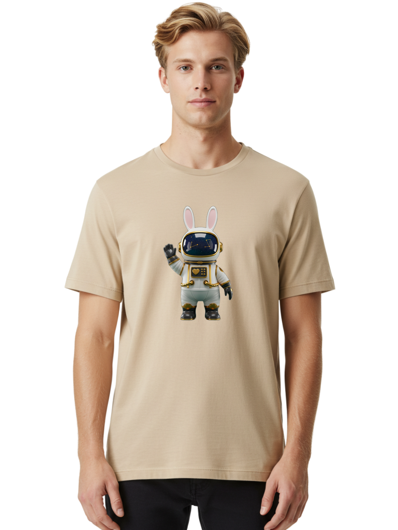 Astronaut-Bunny-7 Men'S Graphic Tee, 100% Cotton, Comfortable Casual Summer Wear, Machine Washable, Vintage Camera, Old Camera, Antique Camera, Black Camera, Classic Photography, Photography Equipment, Nostalgic Device, Film Camera, Camera Art Bah486 25