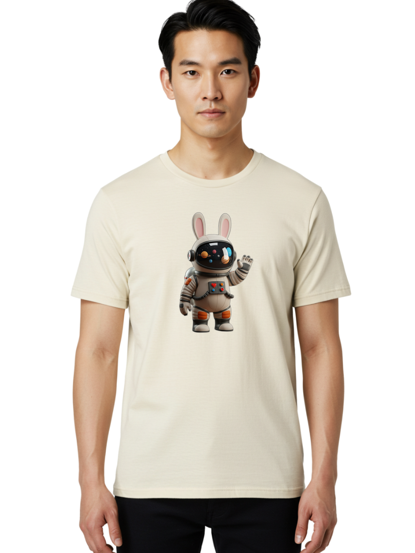Astronaut-Bunny-8 Men'S Graphic Tee, 100% Cotton, Comfortable Casual Summer Wear, Machine Washable, Vintage Camera, Old Camera, Antique Camera, Black Camera, Classic Photography, Photography Equipment, Nostalgic Device, Film Camera, Camera Art Bah487 30