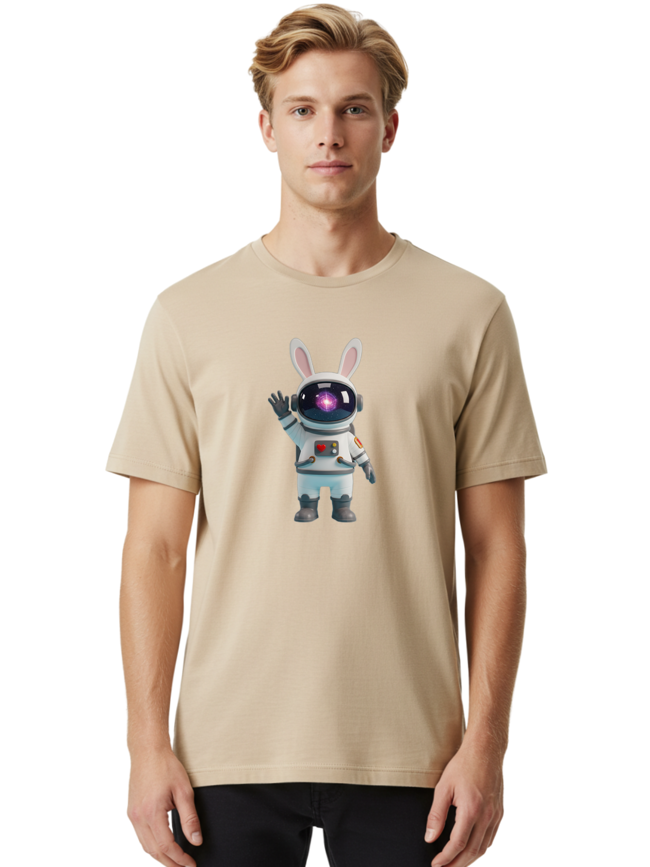 Astronaut-Bunny-9 Men'S Graphic Tee, 100% Cotton, Comfortable Casual Summer Wear, Machine Washable, Vintage Camera, Old Camera, Antique Camera, Black Camera, Classic Photography, Photography Equipment, Nostalgic Device, Film Camera, Camera Art Bah488 24