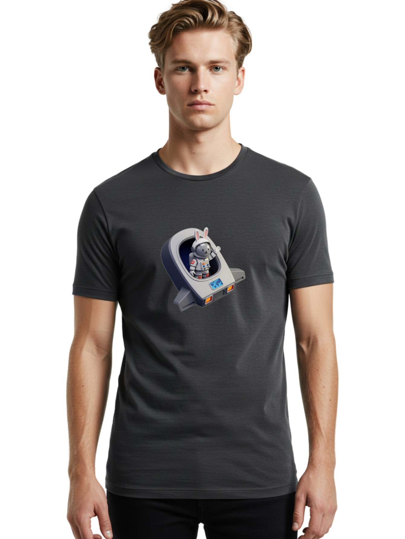 Astronaut-Rabbit-10 Men'S Graphic Tee, 100% Cotton, Comfortable Casual Summer Wear, Machine Washable, Vintage Camera, Old Camera, Antique Camera, Black Camera, Classic Photography, Photography Equipment, Nostalgic Device, Film Camera, Bah492 18