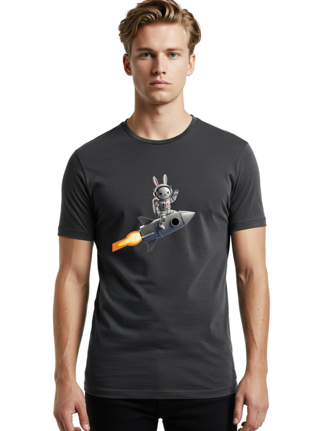 Astronaut-Rabbit-11 Men'S Graphic Tee, 100% Cotton, Comfortable Casual Summer Wear, Machine Washable, Vintage Camera, Old Camera, Antique Camera, Black Camera, Classic Photography, Photography Equipment, Nostalgic Device, Film Camera, Bah493 18