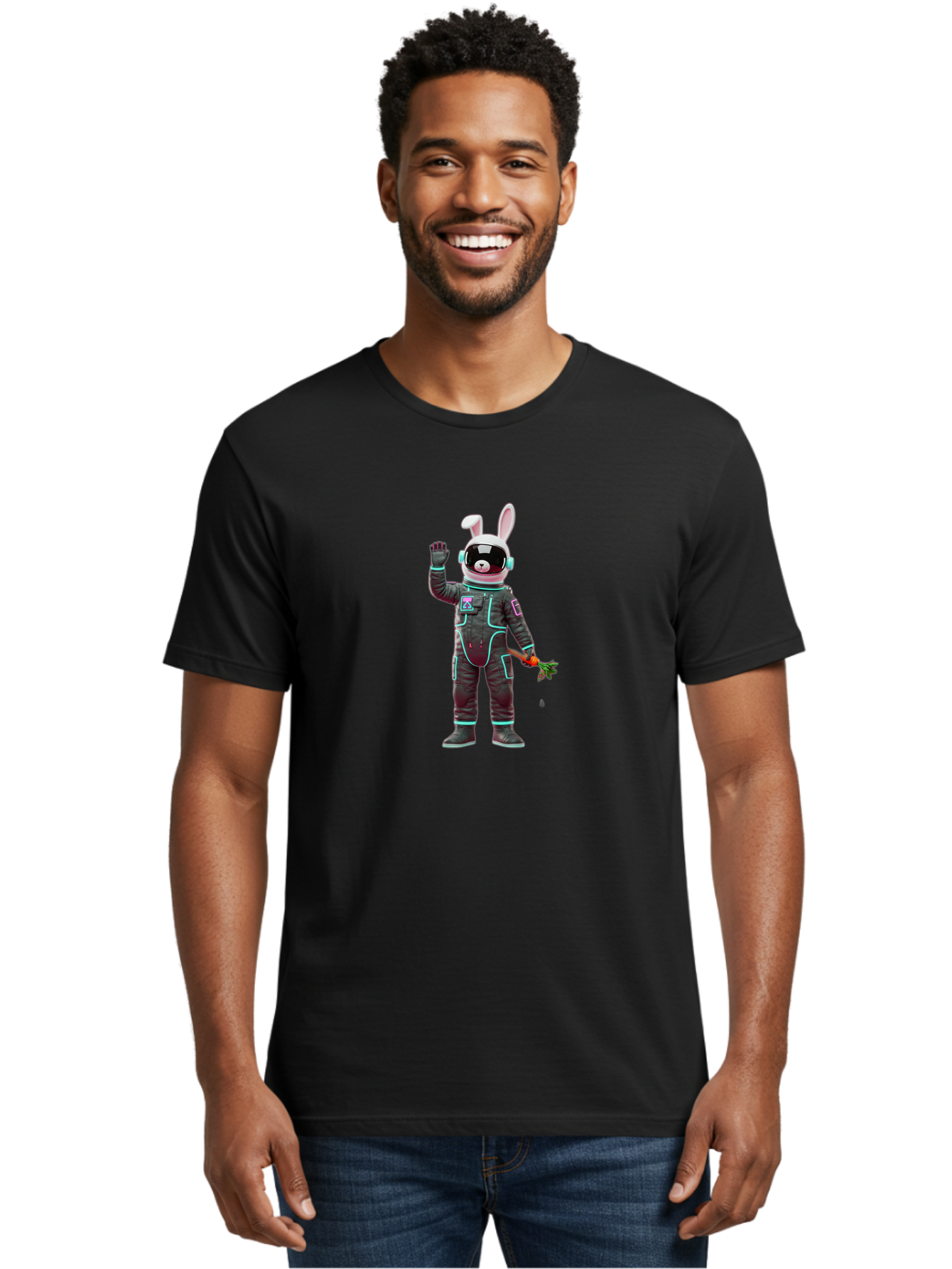 Astronaut-Rabbit-3 Men'S Graphic Tee, 100% Cotton, Comfortable Casual Summer Wear, Machine Washable, Vintage Camera, Old Camera, Antique Camera, Black Camera, Classic Photography, Photography Equipment, Nostalgic Device, Film Camera, Bah497 20