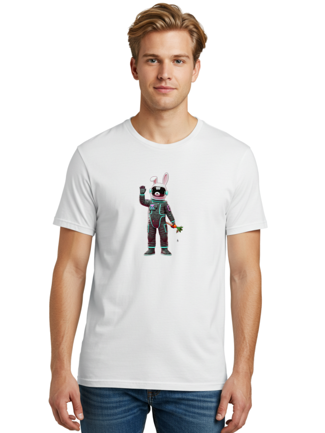 Astronaut-Rabbit-3 Men'S Graphic Tee, 100% Cotton, Comfortable Casual Summer Wear, Machine Washable, Vintage Camera, Old Camera, Antique Camera, Black Camera, Classic Photography, Photography Equipment, Nostalgic Device, Film Camera, Bah497 25