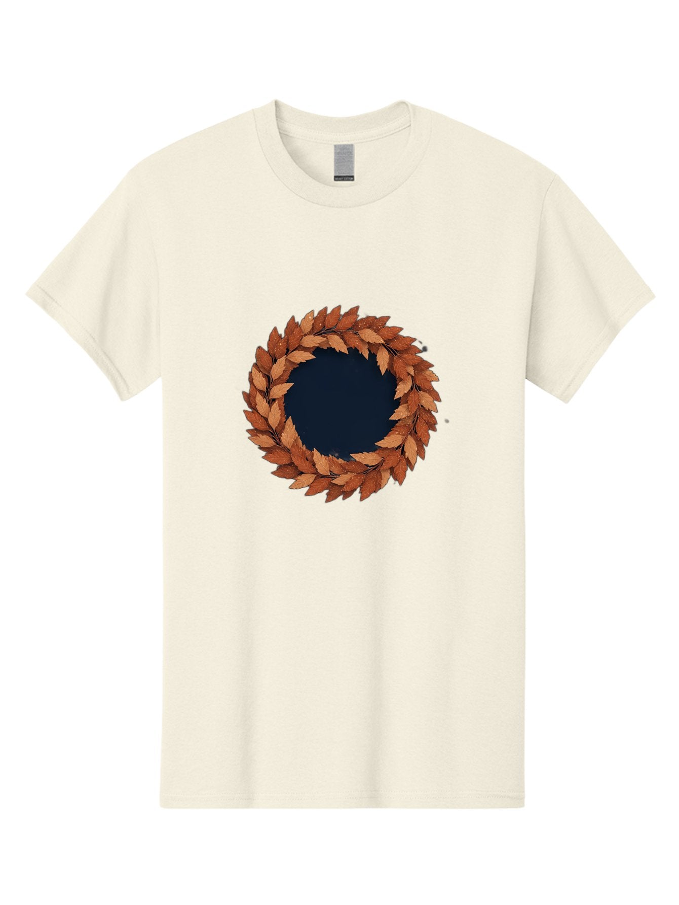 Autumn-Leaves-Wreath Men'S Graphic Tee, 100% Cotton, Comfortable Casual Summer Wear, Machine Washable, Vintage Camera, Old Camera, Antique Camera, Black Camera, Classic Photography, Photography Equipment, Nostalgic Device, Film Camera, Bah505 9