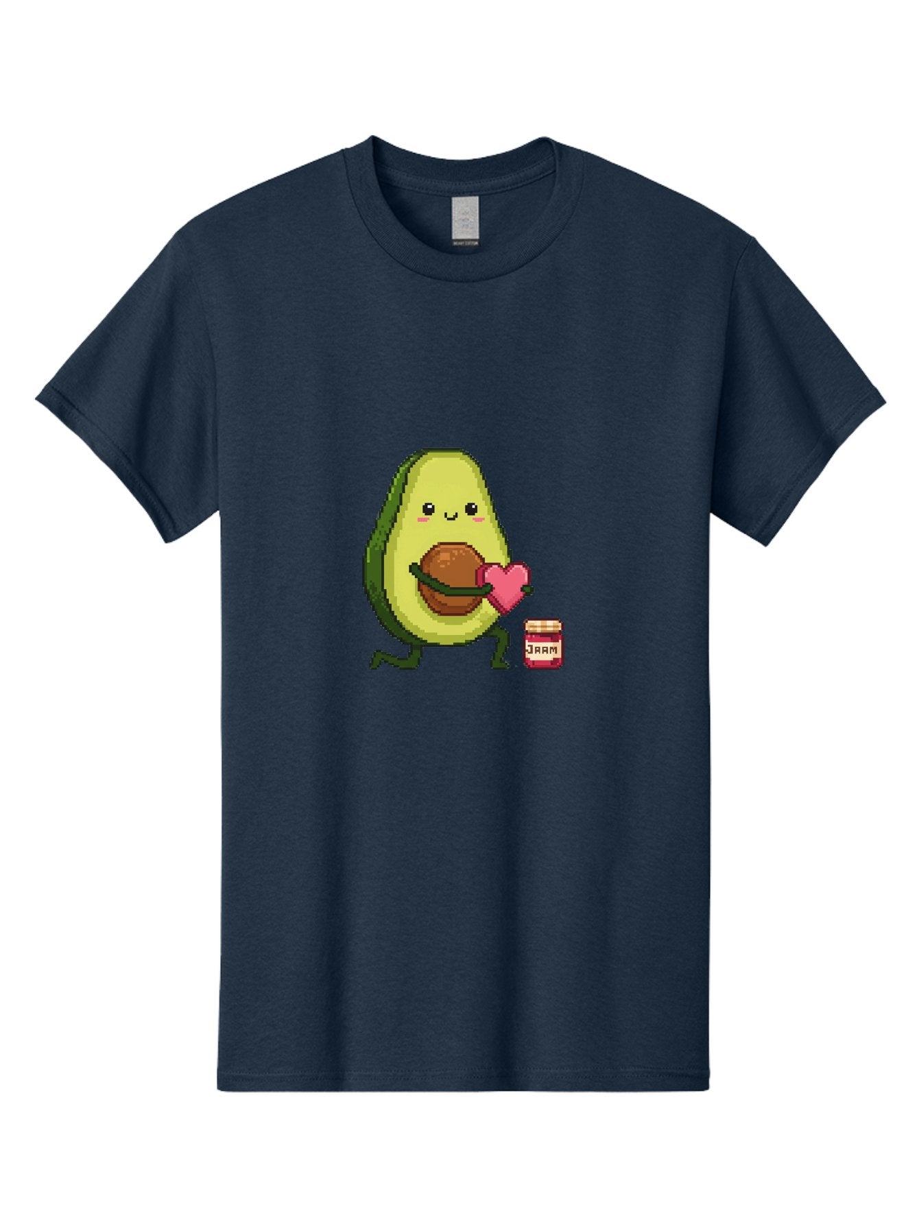 Avocado-Holding-Heart Men'S Graphic Tee, 100% Cotton, Comfortable Casual Summer Wear, Machine Washable, Vintage Camera, Old Camera, Antique Camera, Black Camera, Classic Photography, Photography Equipment, Nostalgic Device, Film Camera, Bah509