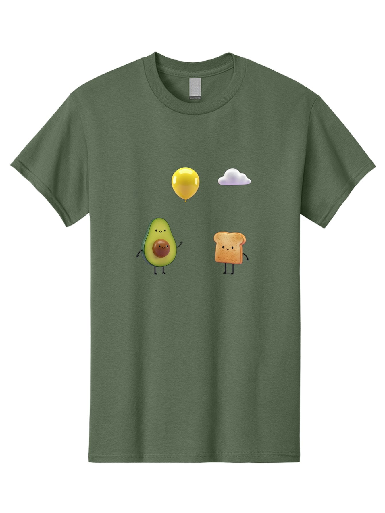 Avocado-Toast-Characters-1 Men'S Graphic Tee, 100% Cotton, Comfortable Casual Summer Wear, Machine Washable, Vintage Camera, Old Camera, Antique Camera, Black Camera, Classic Photography, Photography Equipment, Nostalgic Device, Film Camera, Bah531