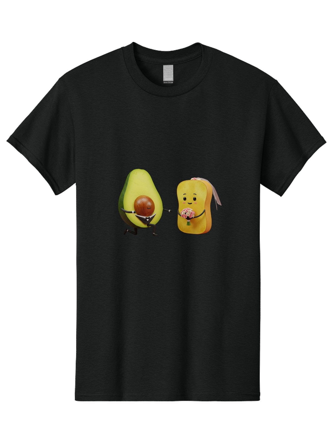 Avocado-Toast-Couple-1 Men'S Graphic Tee, 100% Cotton, Comfortable Casual Summer Wear, Machine Washable, Vintage Camera, Old Camera, Antique Camera, Black Camera, Classic Photography, Photography Equipment, Nostalgic Device, Film Camera, Bah533 5