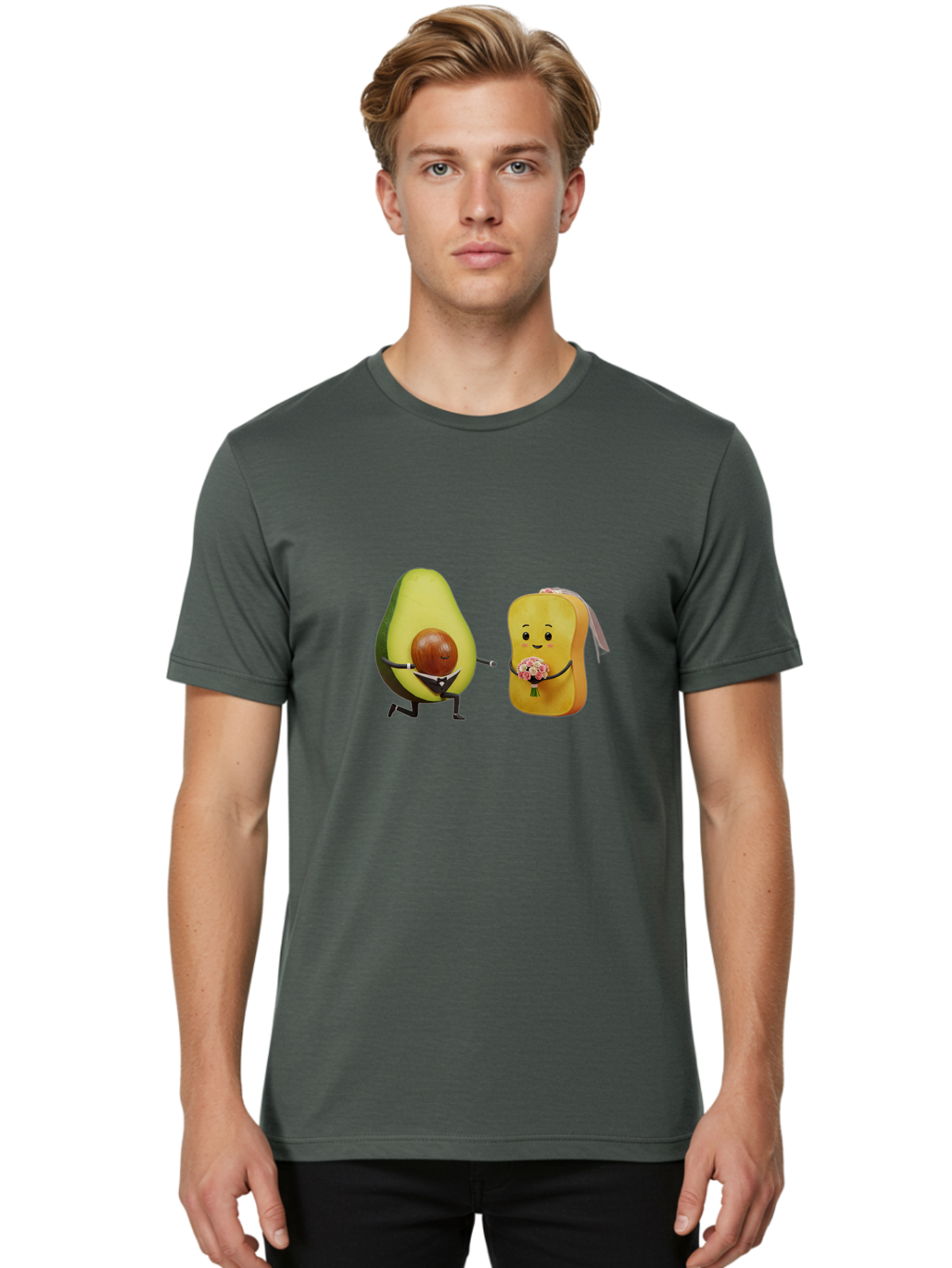 Avocado-Toast-Couple-1 Men'S Graphic Tee, 100% Cotton, Comfortable Casual Summer Wear, Machine Washable, Vintage Camera, Old Camera, Antique Camera, Black Camera, Classic Photography, Photography Equipment, Nostalgic Device, Film Camera, Bah533 22