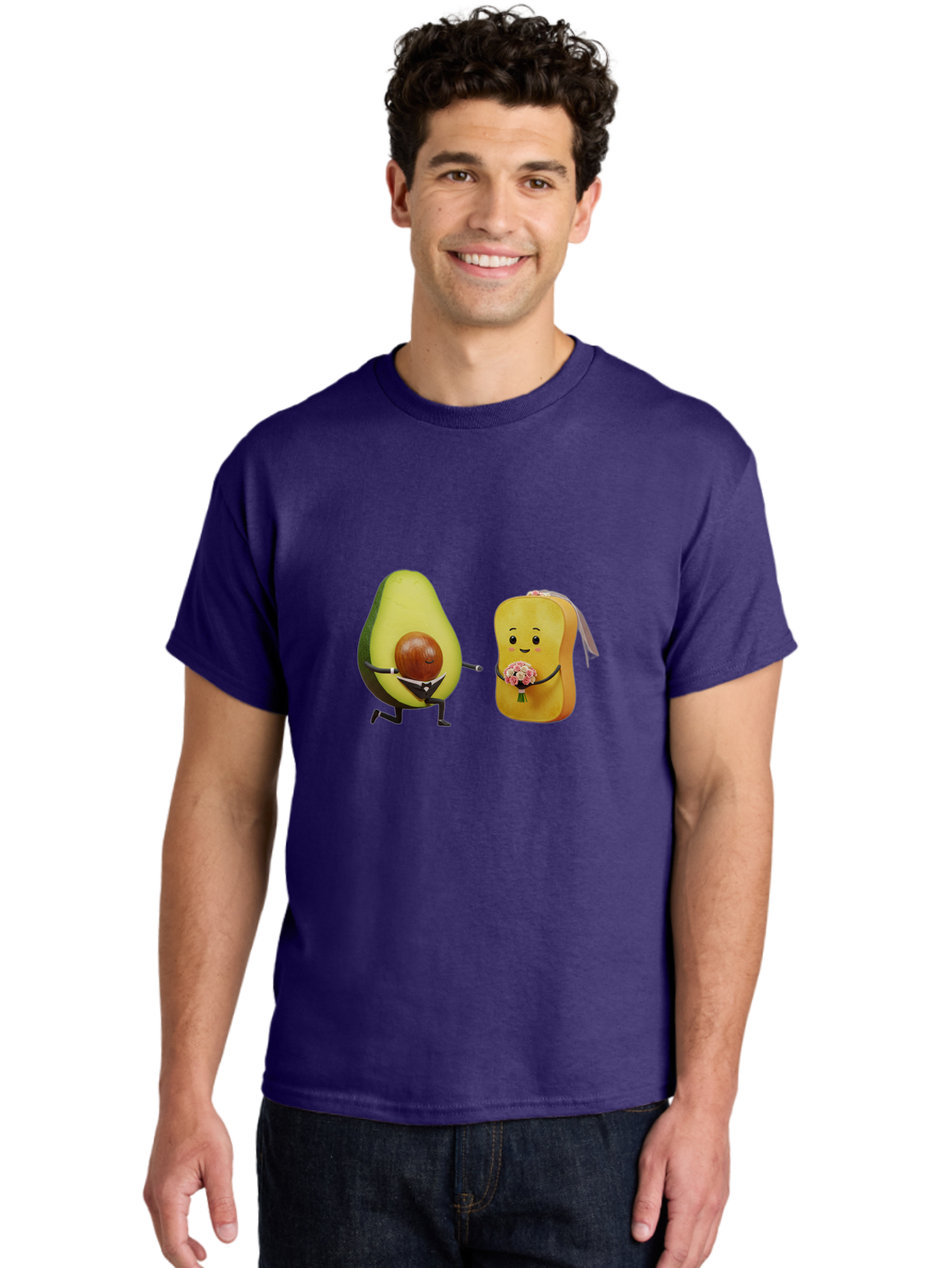 Avocado-Toast-Couple-1 Men'S Graphic Tee, 100% Cotton, Comfortable Casual Summer Wear, Machine Washable, Vintage Camera, Old Camera, Antique Camera, Black Camera, Classic Photography, Photography Equipment, Nostalgic Device, Film Camera, Bah533 30