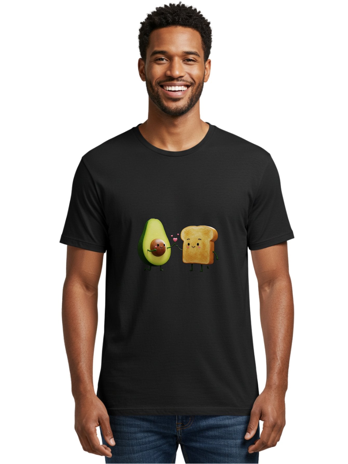 Avocado-Toast-Couple-2 Men'S Graphic Tee, 100% Cotton, Comfortable Casual Summer Wear, Machine Washable, Vintage Camera, Old Camera, Antique Camera, Black Camera, Classic Photography, Photography Equipment, Nostalgic Device, Film Camera, Bah534 26
