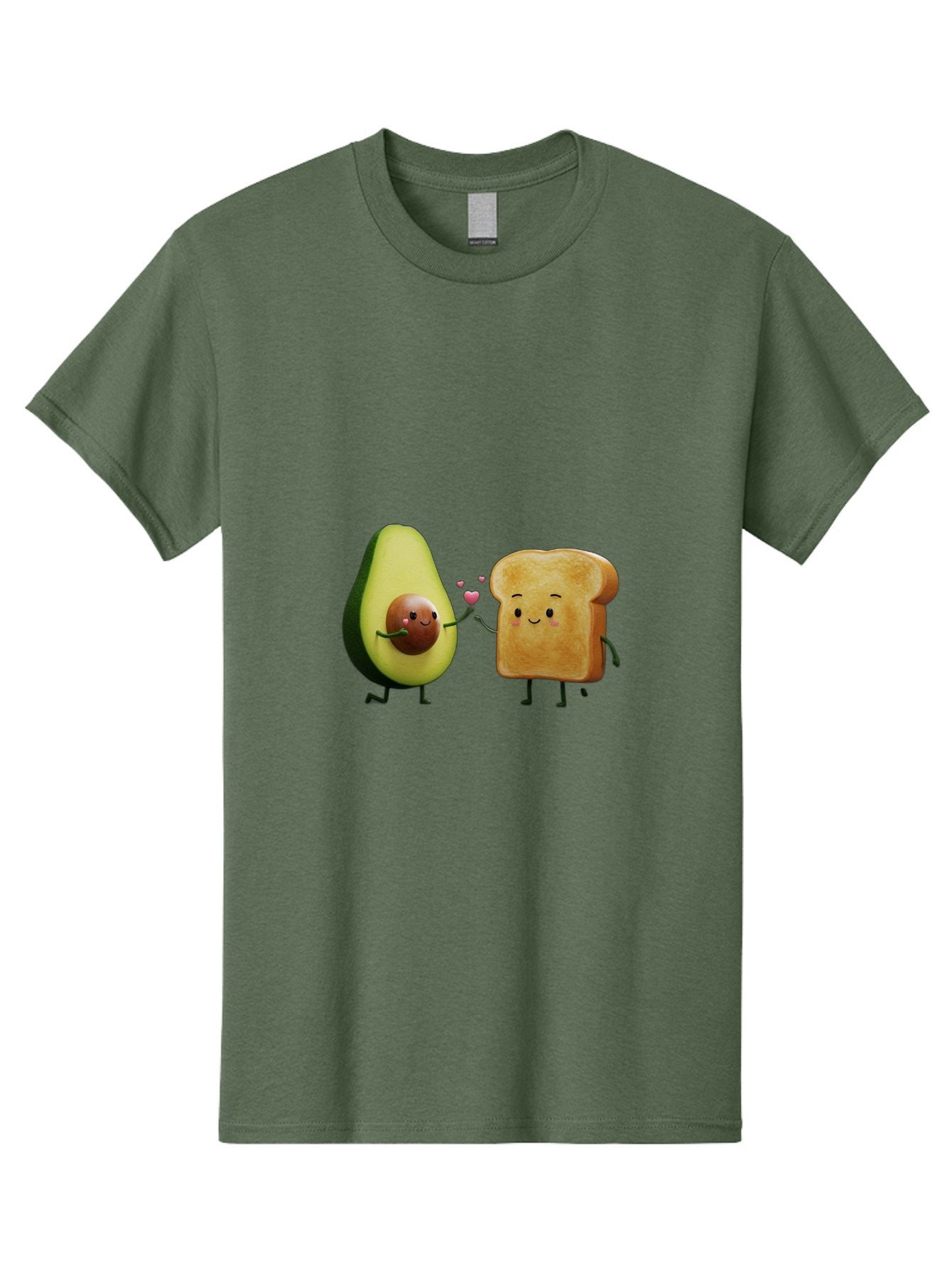 Avocado-Toast-Couple-2 Men'S Graphic Tee, 100% Cotton, Comfortable Casual Summer Wear, Machine Washable, Vintage Camera, Old Camera, Antique Camera, Black Camera, Classic Photography, Photography Equipment, Nostalgic Device, Film Camera, Bah534 4