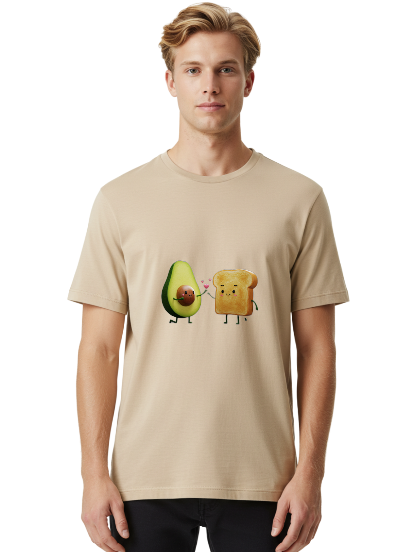 Avocado-Toast-Couple-2 Men'S Graphic Tee, 100% Cotton, Comfortable Casual Summer Wear, Machine Washable, Vintage Camera, Old Camera, Antique Camera, Black Camera, Classic Photography, Photography Equipment, Nostalgic Device, Film Camera, Bah534 23