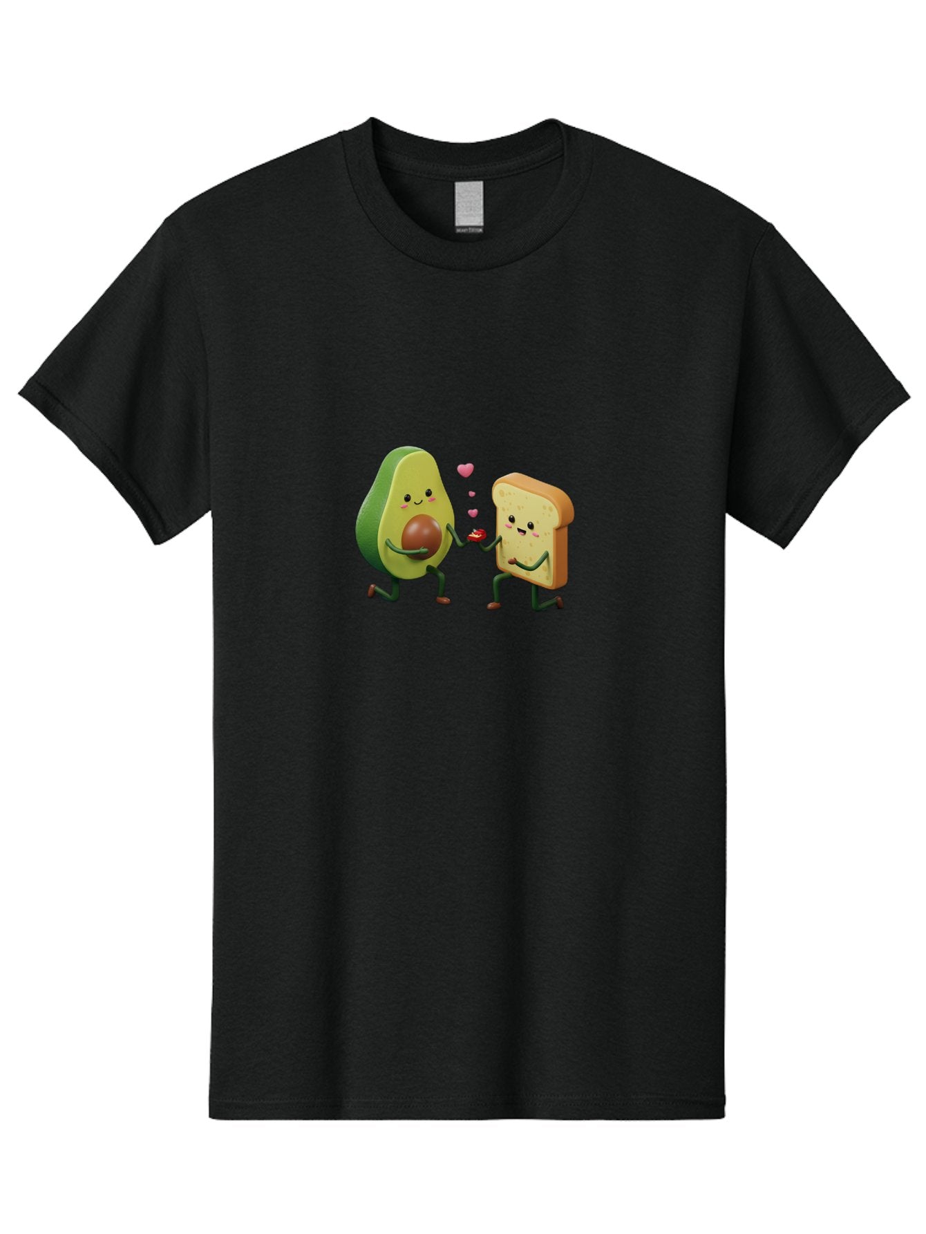 Avocado-Toast-Couple-3 Men'S Graphic Tee, 100% Cotton, Comfortable Casual Summer Wear, Machine Washable, Vintage Camera, Old Camera, Antique Camera, Black Camera, Classic Photography, Photography Equipment, Nostalgic Device, Film Camera, Bah535 4