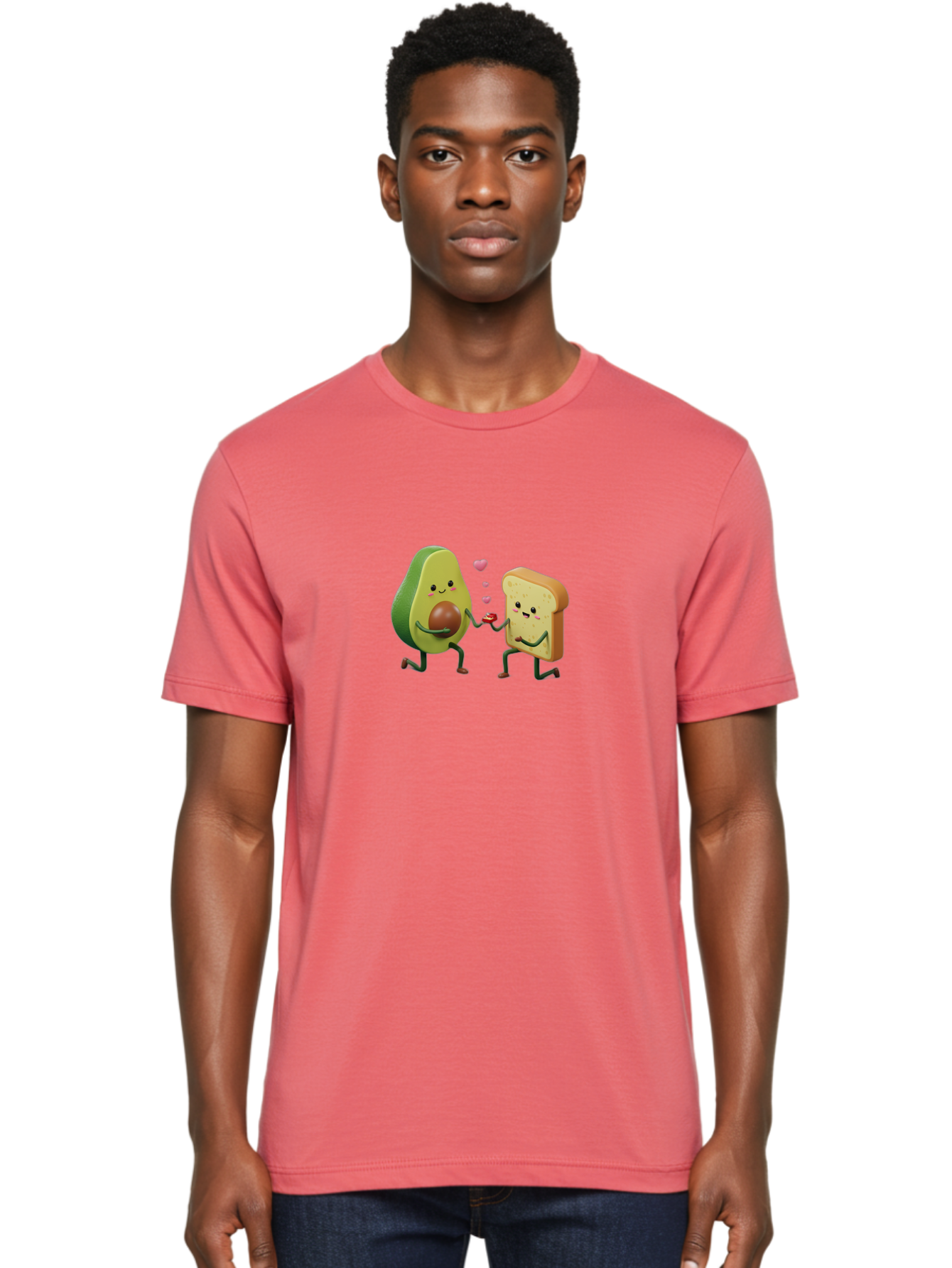 Avocado-Toast-Couple-3 Men'S Graphic Tee, 100% Cotton, Comfortable Casual Summer Wear, Machine Washable, Vintage Camera, Old Camera, Antique Camera, Black Camera, Classic Photography, Photography Equipment, Nostalgic Device, Film Camera, Bah535 16