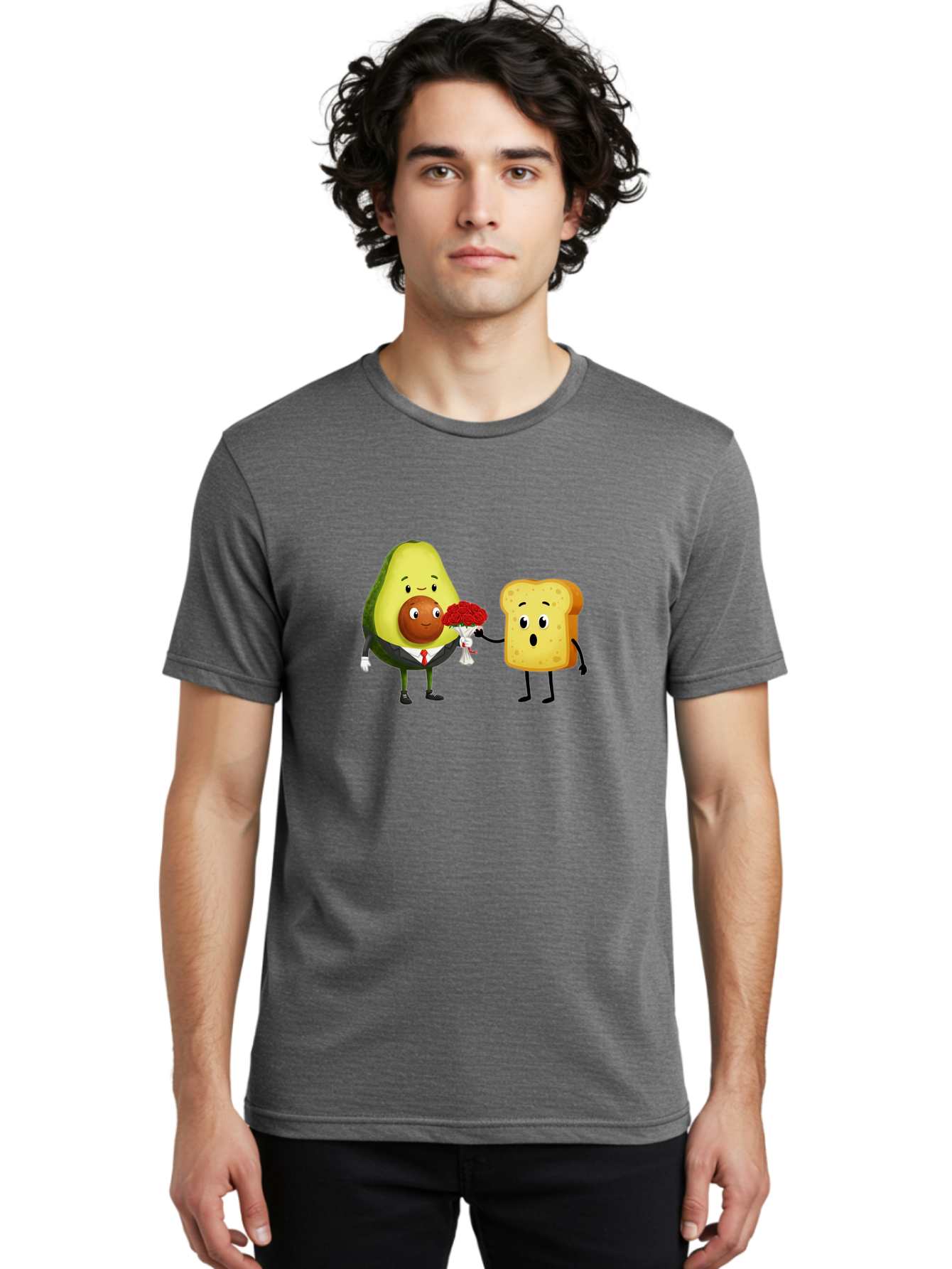 Avocado-Toast-Couple-4 Men'S Graphic Tee, 100% Cotton, Comfortable Casual Summer Wear, Machine Washable, Vintage Camera, Old Camera, Antique Camera, Black Camera, Classic Photography, Photography Equipment, Nostalgic Device, Film Camera, Bah536 28