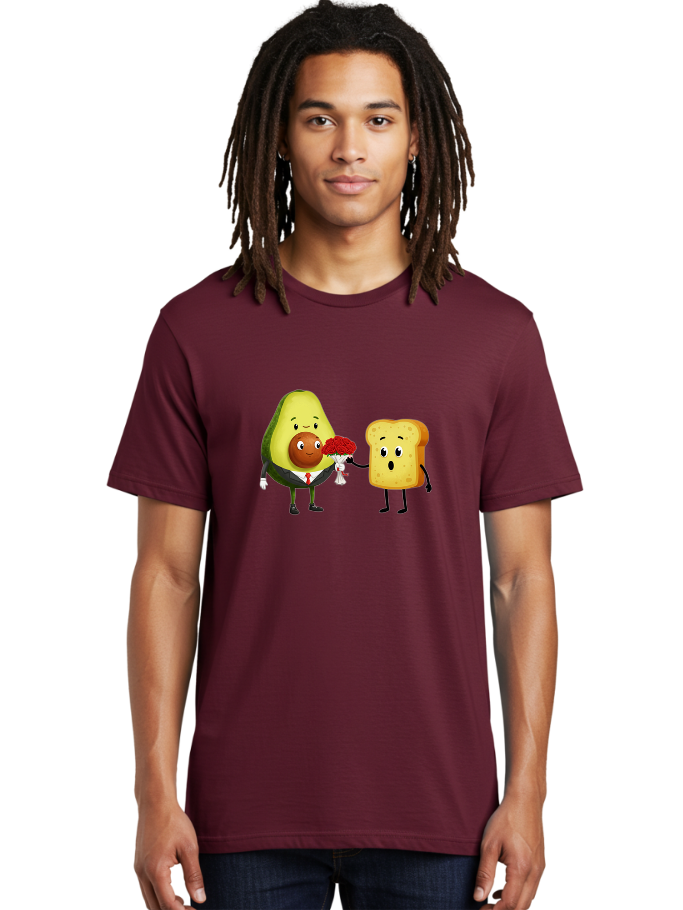Avocado-Toast-Couple-4 Men'S Graphic Tee, 100% Cotton, Comfortable Casual Summer Wear, Machine Washable, Vintage Camera, Old Camera, Antique Camera, Black Camera, Classic Photography, Photography Equipment, Nostalgic Device, Film Camera, Bah536 24