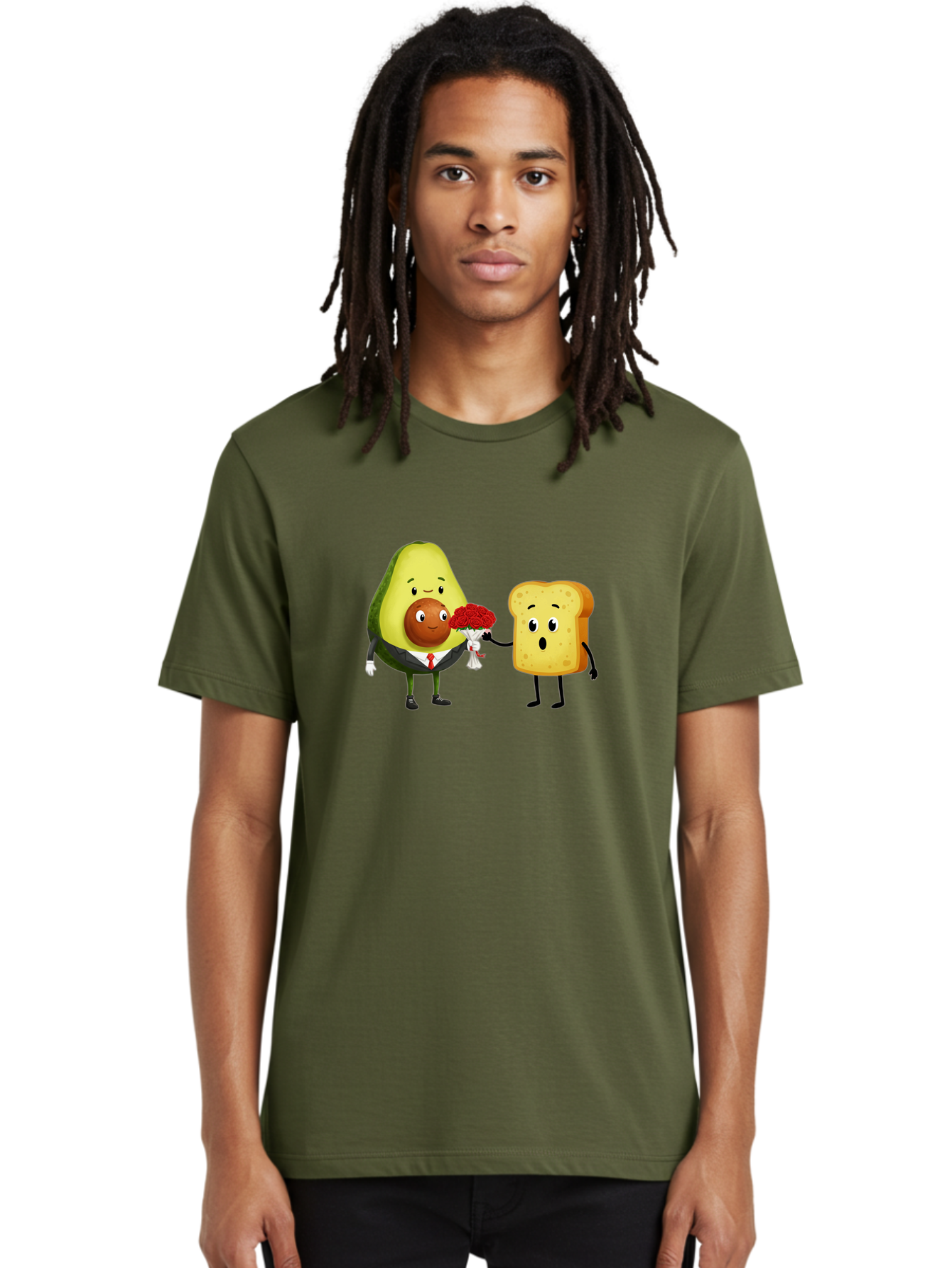 Avocado-Toast-Couple-4 Men'S Graphic Tee, 100% Cotton, Comfortable Casual Summer Wear, Machine Washable, Vintage Camera, Old Camera, Antique Camera, Black Camera, Classic Photography, Photography Equipment, Nostalgic Device, Film Camera, Bah536 21