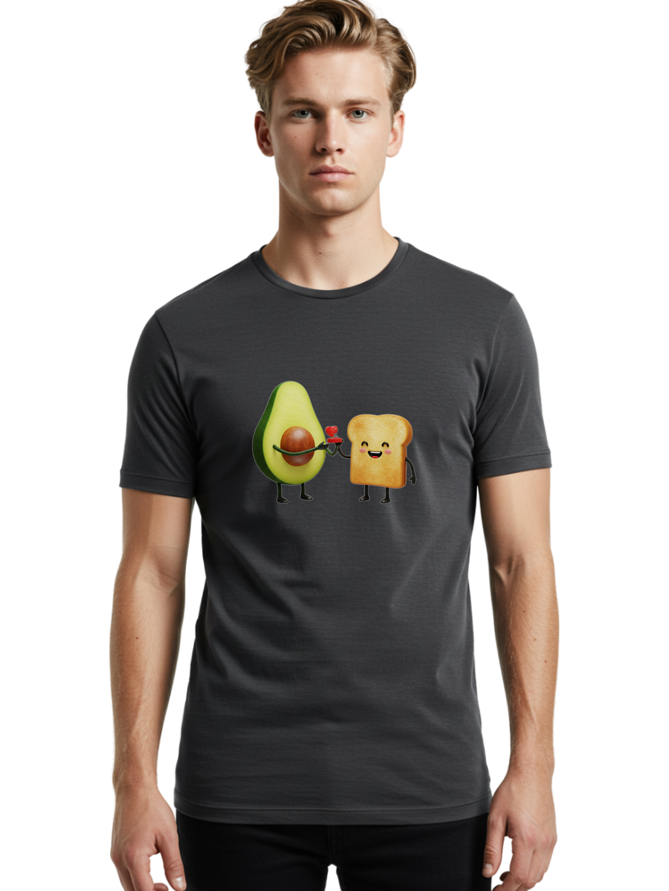 Avocado-Toast-Couple Men'S Graphic Tee, 100% Cotton, Comfortable Casual Summer Wear, Machine Washable, Vintage Camera, Old Camera, Antique Camera, Black Camera, Classic Photography, Photography Equipment, Nostalgic Device, Film Camera, Bah537 19