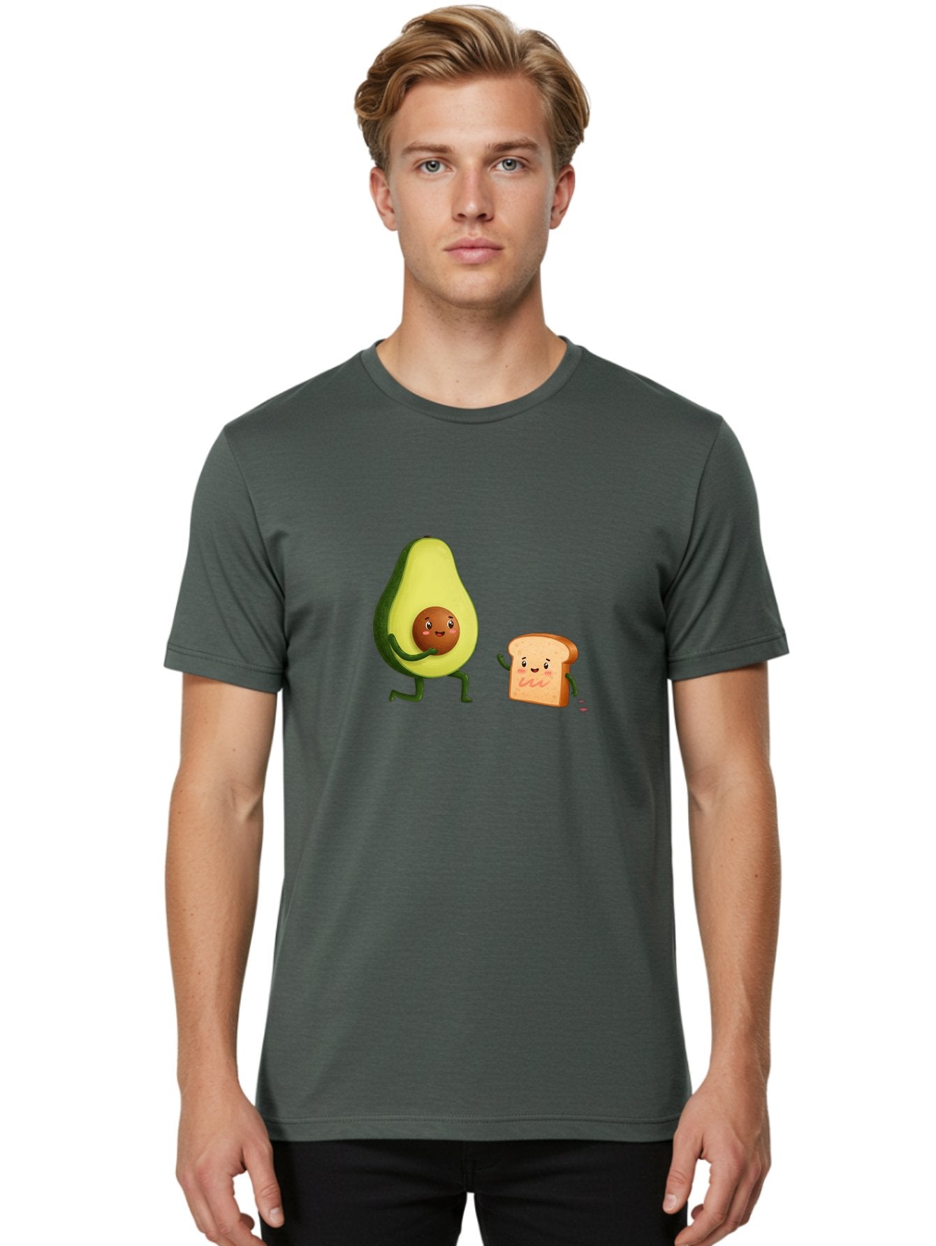 Avocado-Toast-Friends-1 Men'S Graphic Tee, 100% Cotton, Comfortable Casual Summer Wear, Machine Washable, Vintage Camera, Old Camera, Antique Camera, Black Camera, Classic Photography, Photography Equipment, Nostalgic Device, Film Camera, Bah539 28