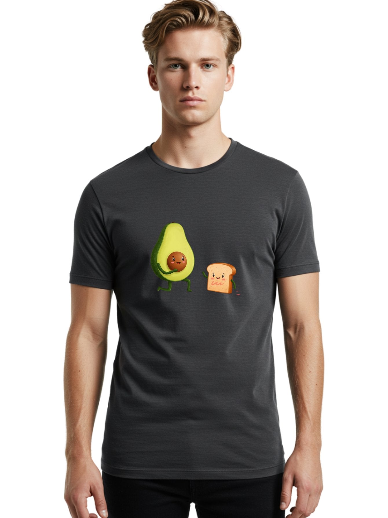 Avocado-Toast-Friends-1 Men'S Graphic Tee, 100% Cotton, Comfortable Casual Summer Wear, Machine Washable, Vintage Camera, Old Camera, Antique Camera, Black Camera, Classic Photography, Photography Equipment, Nostalgic Device, Film Camera, Bah539 26