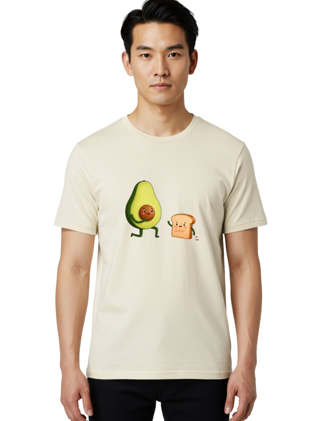 Avocado-Toast-Friends-1 Men'S Graphic Tee, 100% Cotton, Comfortable Casual Summer Wear, Machine Washable, Vintage Camera, Old Camera, Antique Camera, Black Camera, Classic Photography, Photography Equipment, Nostalgic Device, Film Camera, Bah539 25