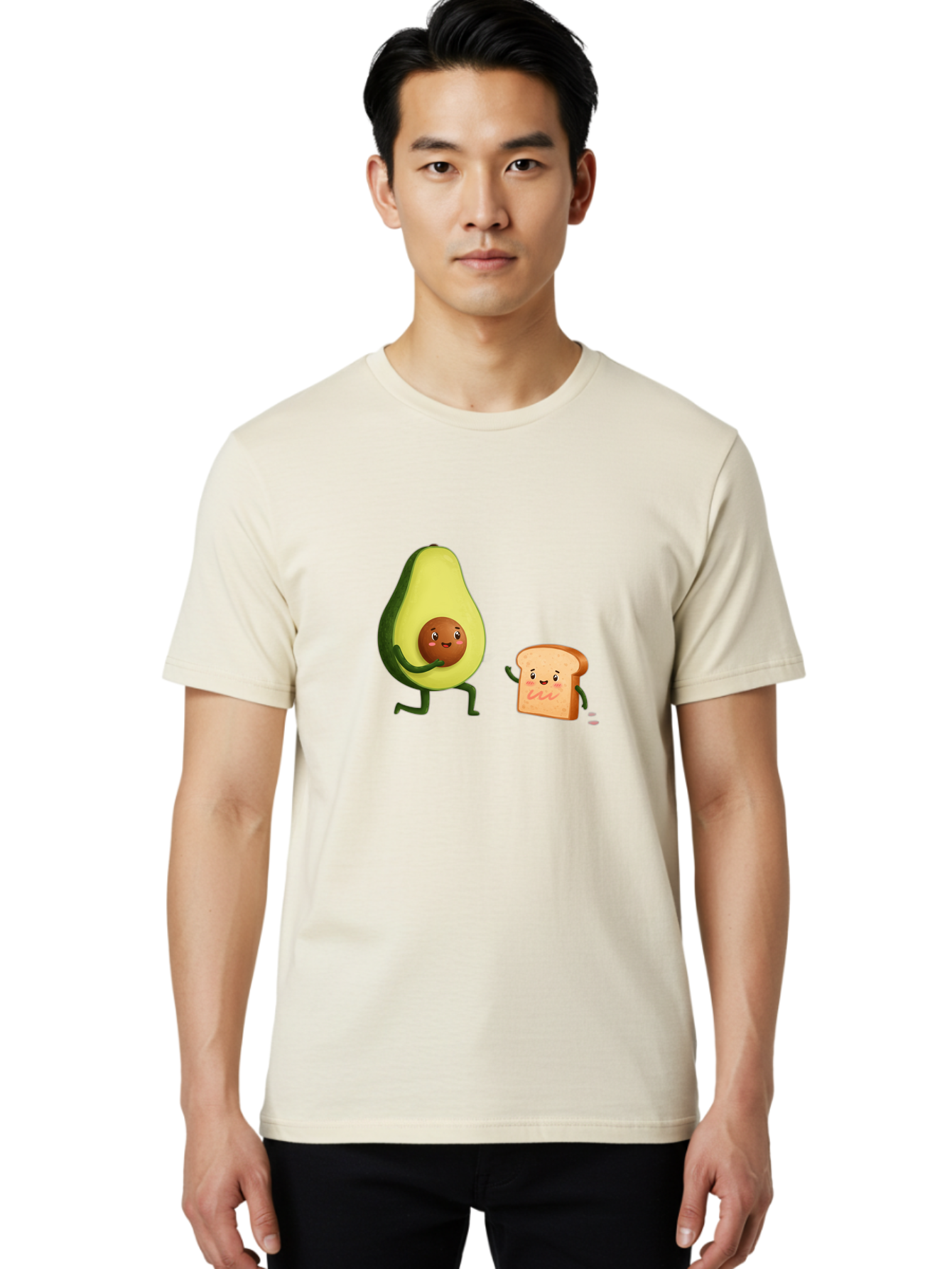Avocado-Toast-Friends-1 Men'S Graphic Tee, 100% Cotton, Comfortable Casual Summer Wear, Machine Washable, Vintage Camera, Old Camera, Antique Camera, Black Camera, Classic Photography, Photography Equipment, Nostalgic Device, Film Camera, Bah539 21