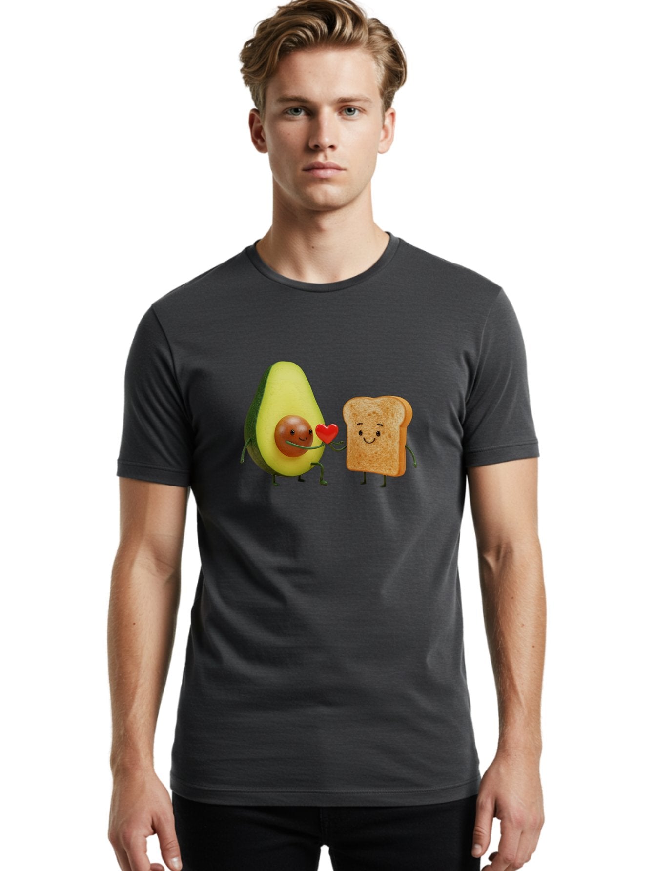 Avocado-Toast-Love-1 Men'S Graphic Tee, 100% Cotton, Comfortable Casual Summer Wear, Machine Washable, Vintage Camera, Old Camera, Antique Camera, Black Camera, Classic Photography, Photography Equipment, Nostalgic Device, Film Camera, Bah541 18