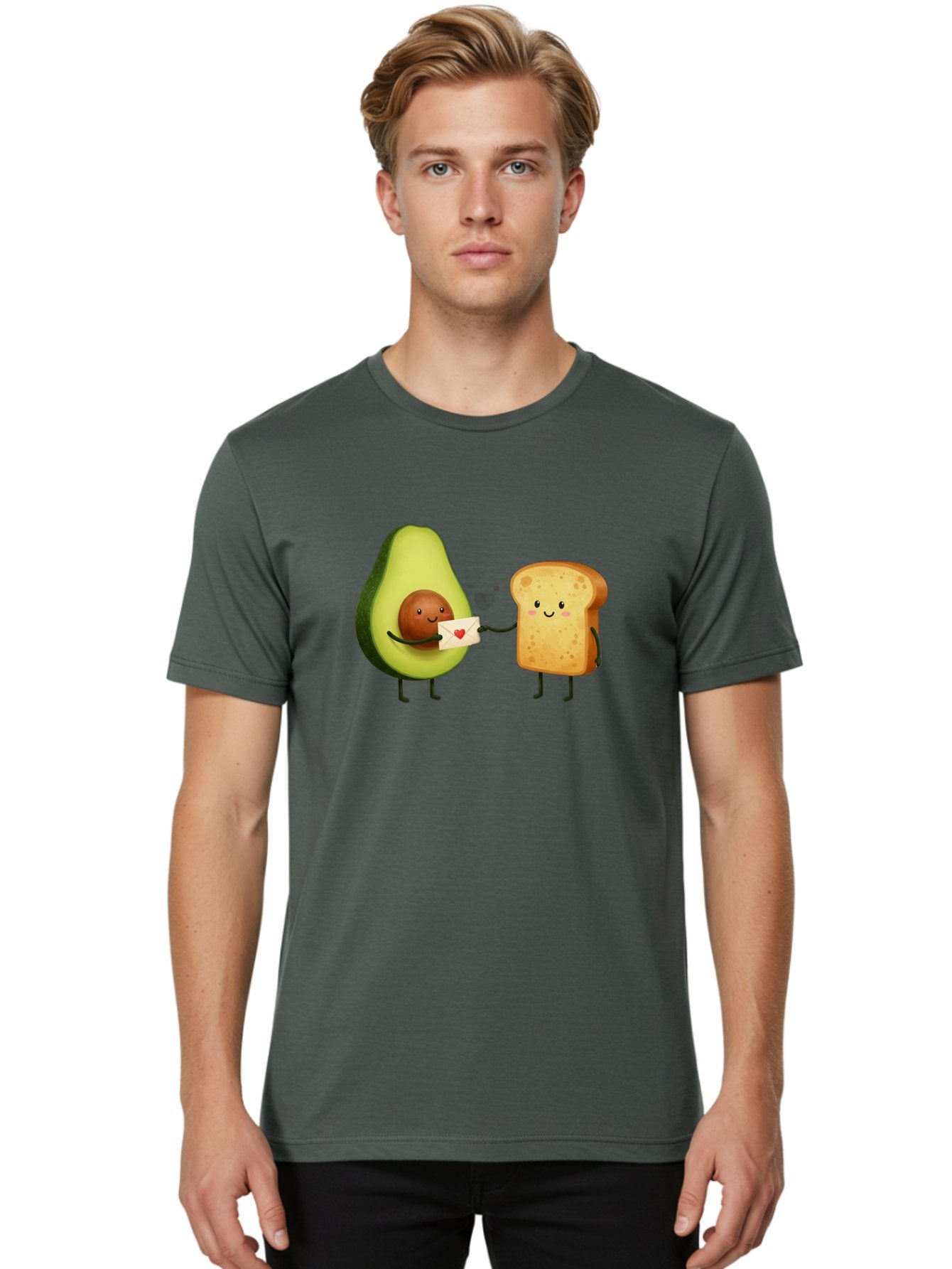 Avocado-Toast-Love-2 Men'S Graphic Tee, 100% Cotton, Comfortable Casual Summer Wear, Machine Washable, Vintage Camera, Old Camera, Antique Camera, Black Camera, Classic Photography, Photography Equipment, Nostalgic Device, Film Camera, Bah542 17