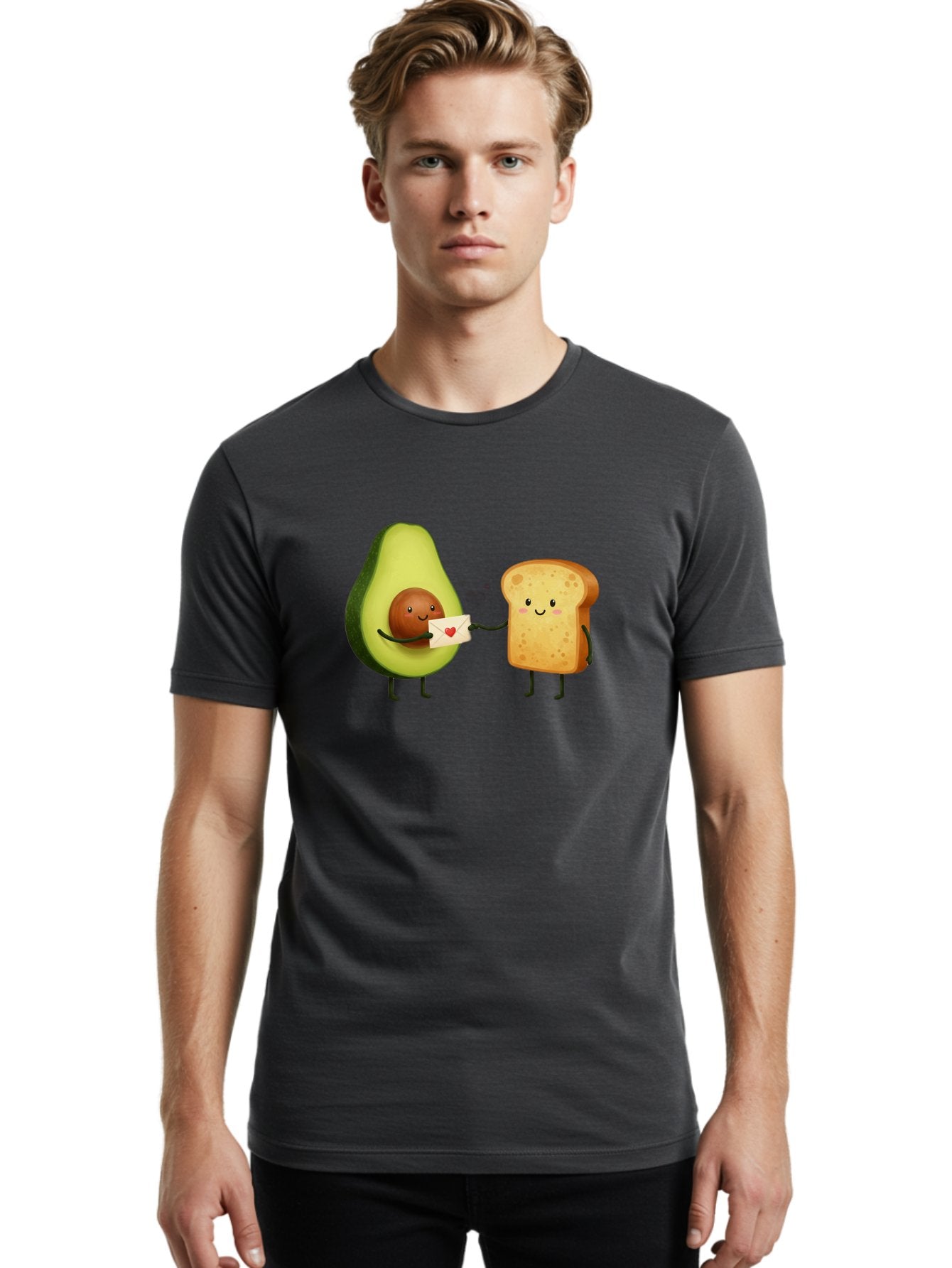 Avocado-Toast-Love-2 Men'S Graphic Tee, 100% Cotton, Comfortable Casual Summer Wear, Machine Washable, Vintage Camera, Old Camera, Antique Camera, Black Camera, Classic Photography, Photography Equipment, Nostalgic Device, Film Camera, Bah542 21