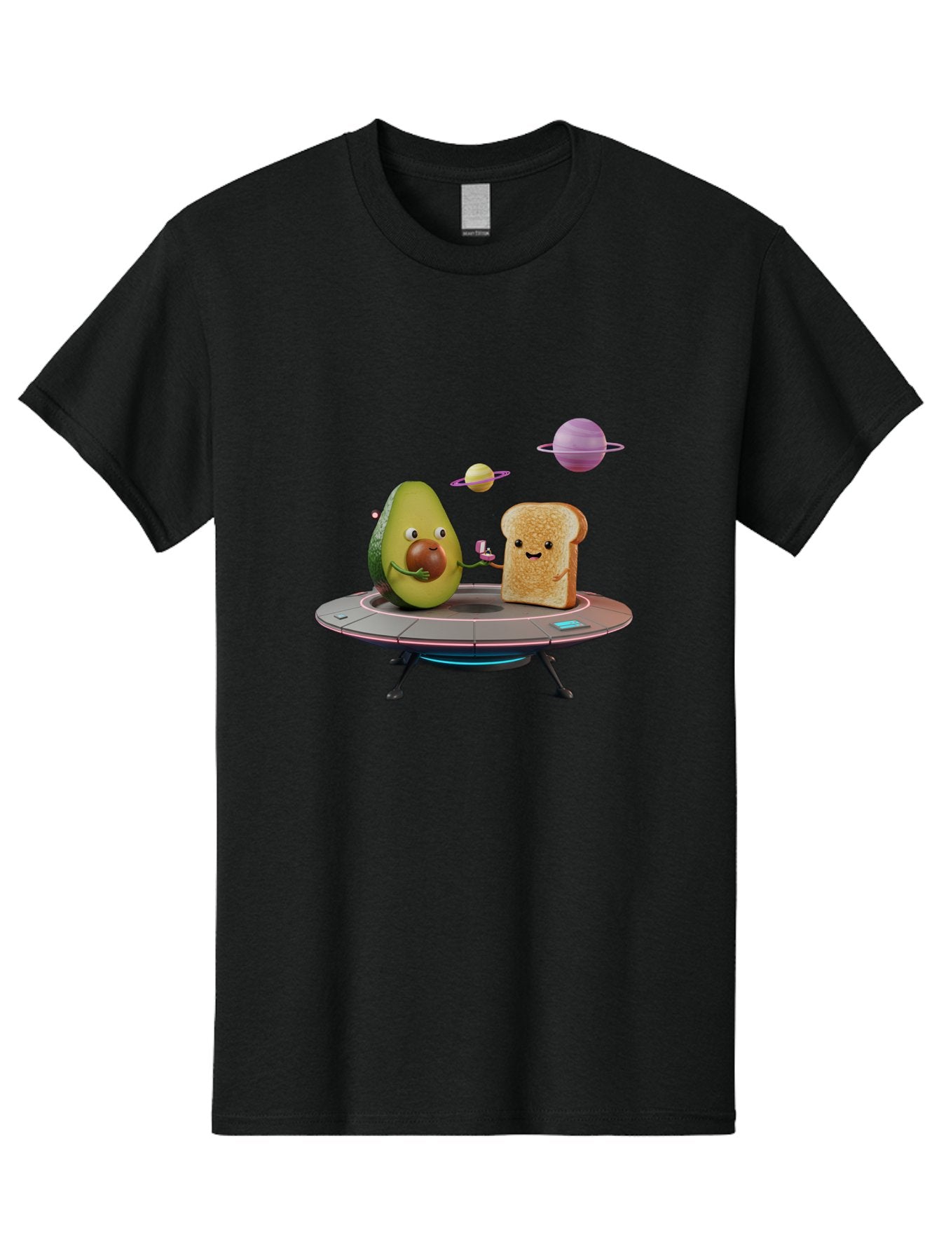 Avocado-Toast-Spacecraft Men'S Graphic Tee, 100% Cotton, Comfortable Casual Summer Wear, Machine Washable, Vintage Camera, Old Camera, Antique Camera, Black Camera, Classic Photography, Photography Equipment, Nostalgic Device, Film Camera, Bah546 15
