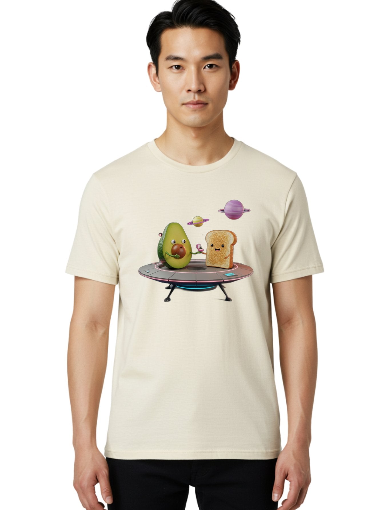 Avocado-Toast-Spacecraft Men'S Graphic Tee, 100% Cotton, Comfortable Casual Summer Wear, Machine Washable, Vintage Camera, Old Camera, Antique Camera, Black Camera, Classic Photography, Photography Equipment, Nostalgic Device, Film Camera, Bah546 18