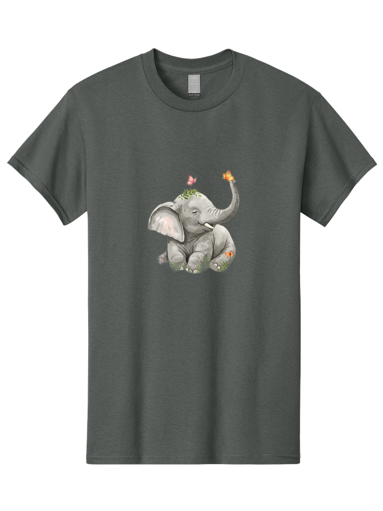 Baby-Elephant-With-Butterflies Men'S Graphic Tee, 100% Cotton, Comfortable Casual Summer Wear, Machine Washable, Vintage Camera, Old Camera, Antique Camera, Black Camera, Classic Photography, Photography Equipment, Nostalgic Device, Bah548 12
