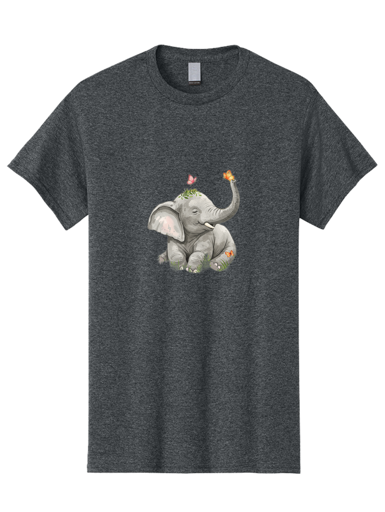 Baby-Elephant-With-Butterflies Men'S Graphic Tee, 100% Cotton, Comfortable Casual Summer Wear, Machine Washable, Vintage Camera, Old Camera, Antique Camera, Black Camera, Classic Photography, Photography Equipment, Nostalgic Device, Bah548 6