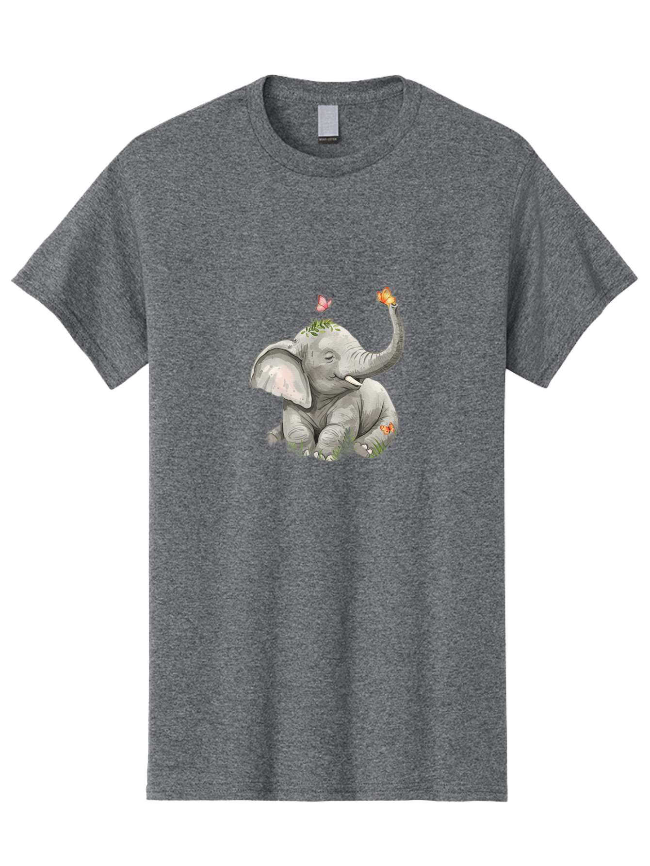 Baby-Elephant-With-Butterflies Men'S Graphic Tee, 100% Cotton, Comfortable Casual Summer Wear, Machine Washable, Vintage Camera, Old Camera, Antique Camera, Black Camera, Classic Photography, Photography Equipment, Nostalgic Device, Bah548 5