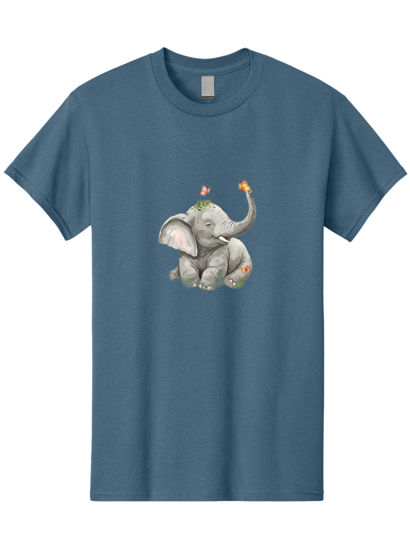 Baby-Elephant-With-Butterflies Men'S Graphic Tee, 100% Cotton, Comfortable Casual Summer Wear, Machine Washable, Vintage Camera, Old Camera, Antique Camera, Black Camera, Classic Photography, Photography Equipment, Nostalgic Device, Bah548 14