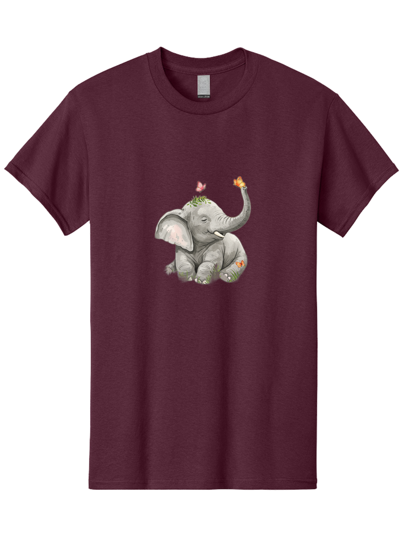 Baby-Elephant-With-Butterflies Men'S Graphic Tee, 100% Cotton, Comfortable Casual Summer Wear, Machine Washable, Vintage Camera, Old Camera, Antique Camera, Black Camera, Classic Photography, Photography Equipment, Nostalgic Device, Bah548 4
