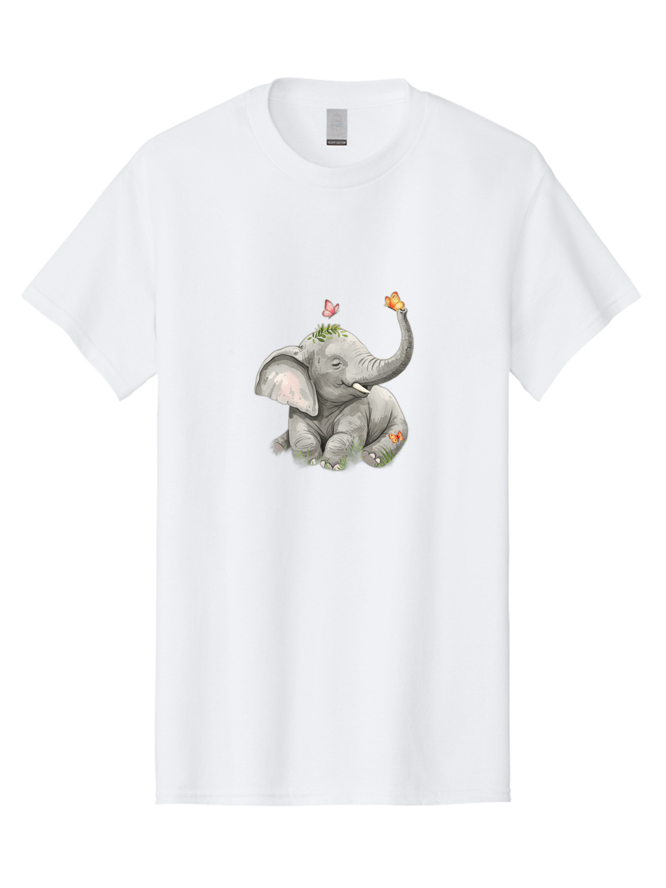 Baby-Elephant-With-Butterflies Men'S Graphic Tee, 100% Cotton, Comfortable Casual Summer Wear, Machine Washable, Vintage Camera, Old Camera, Antique Camera, Black Camera, Classic Photography, Photography Equipment, Nostalgic Device, Bah548 7