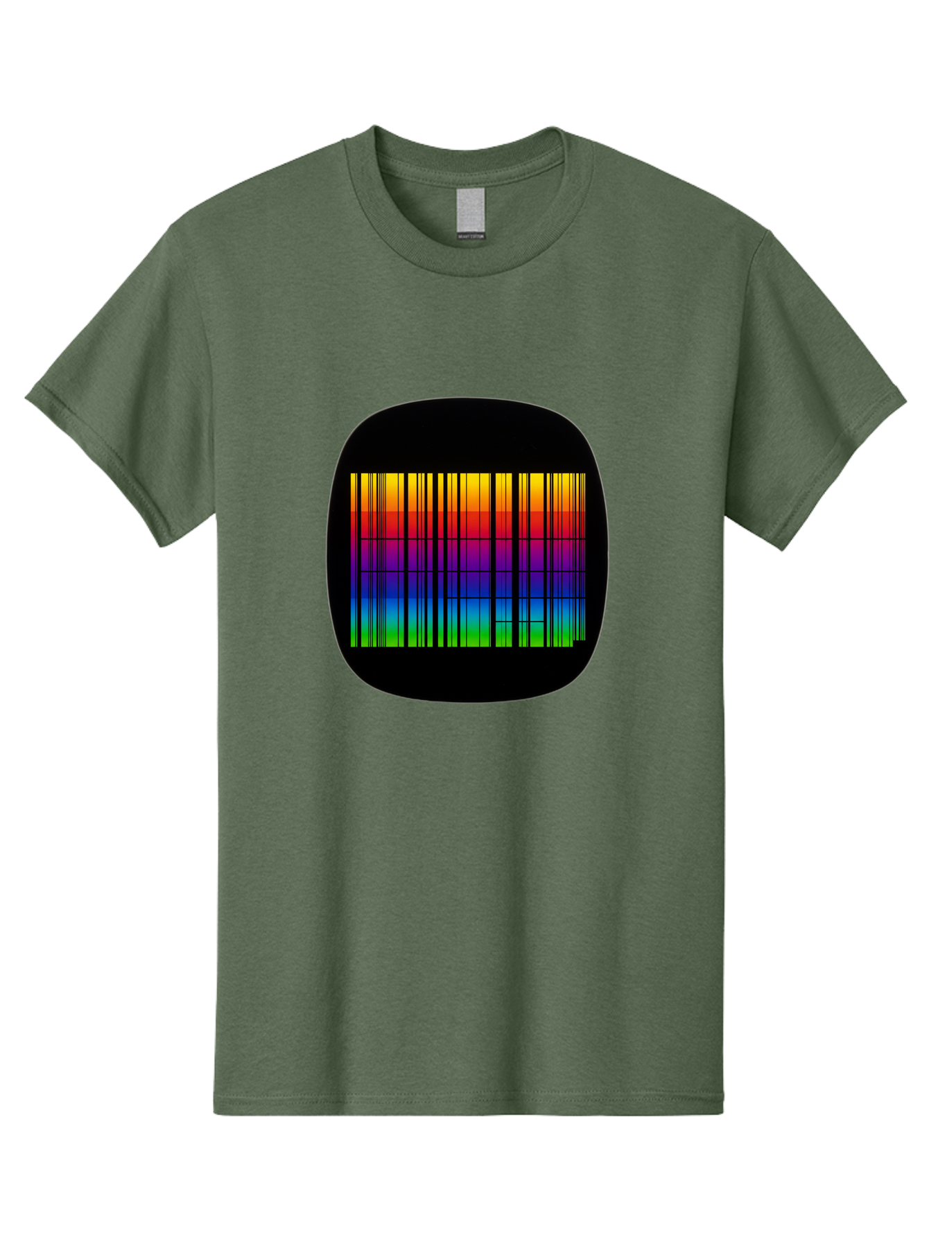 Barcode-Tv-Screen Men'S Graphic Tee, 100% Cotton, Comfortable Casual Summer Wear, Machine Washable, Vintage Camera, Old Camera, Antique Camera, Black Camera, Classic Photography, Photography Equipment, Nostalgic Device, Film Camera, Camera Art Bah551