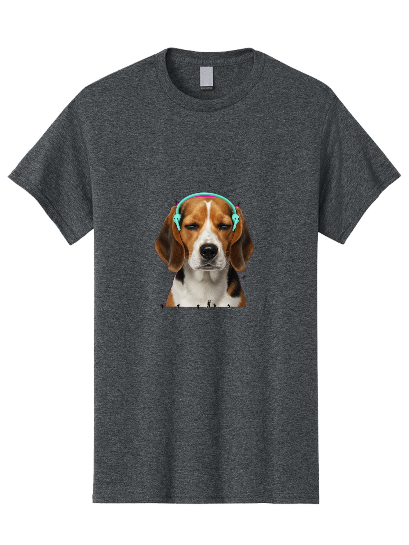Beagle-Headphones Men'S Graphic Tee, 100% Cotton, Comfortable Casual Summer Wear, Machine Washable, Vintage Camera, Old Camera, Antique Camera, Black Camera, Classic Photography, Photography Equipment, Nostalgic Device, Film Camera, Camera Art Bah566 15