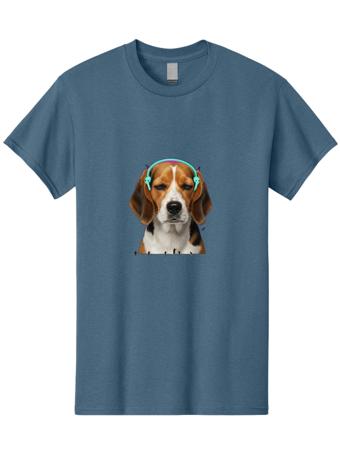 Beagle-Headphones Men'S Graphic Tee, 100% Cotton, Comfortable Casual Summer Wear, Machine Washable, Vintage Camera, Old Camera, Antique Camera, Black Camera, Classic Photography, Photography Equipment, Nostalgic Device, Film Camera, Camera Art Bah566 11